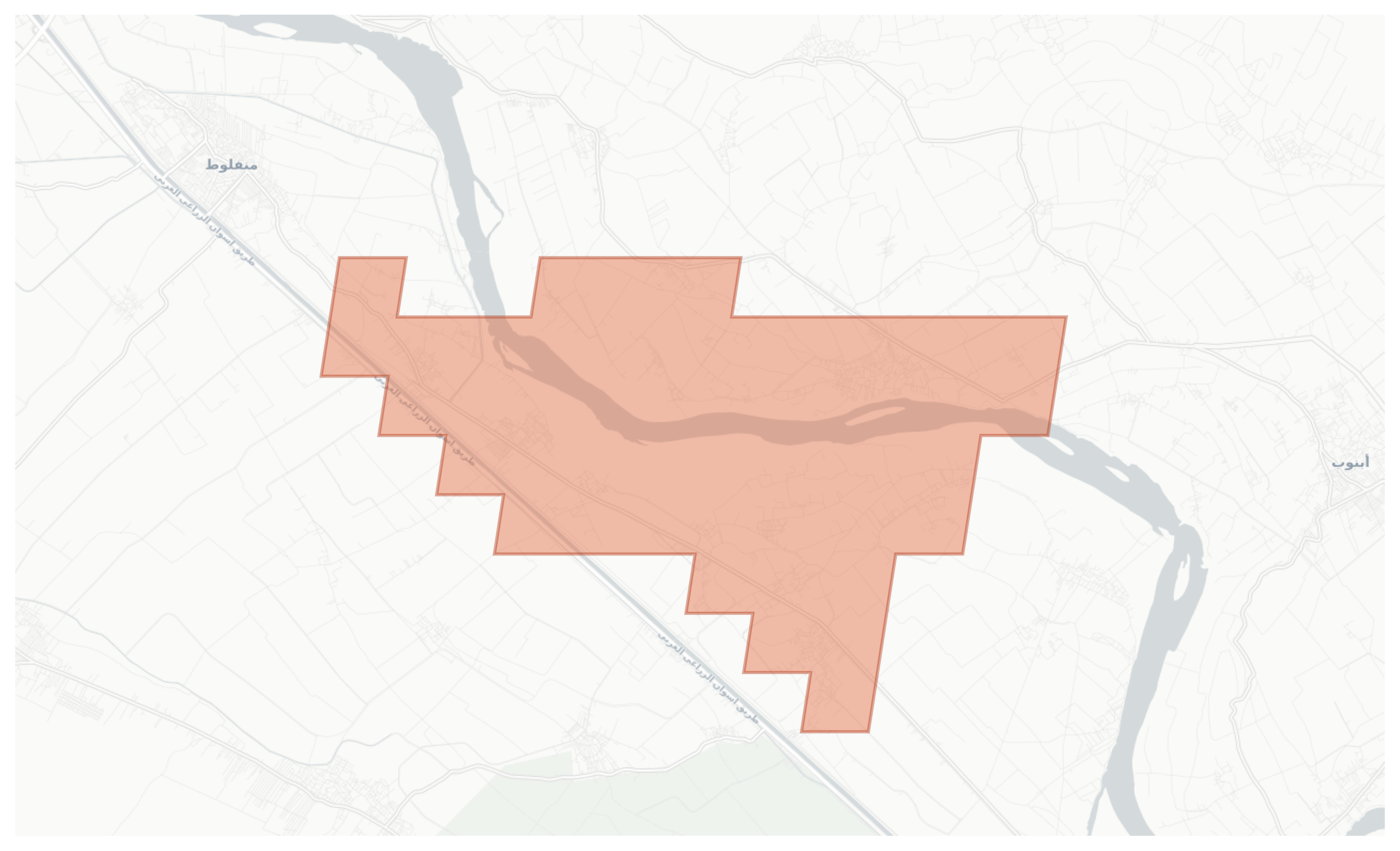 Beni Muhammadiyat geographic map