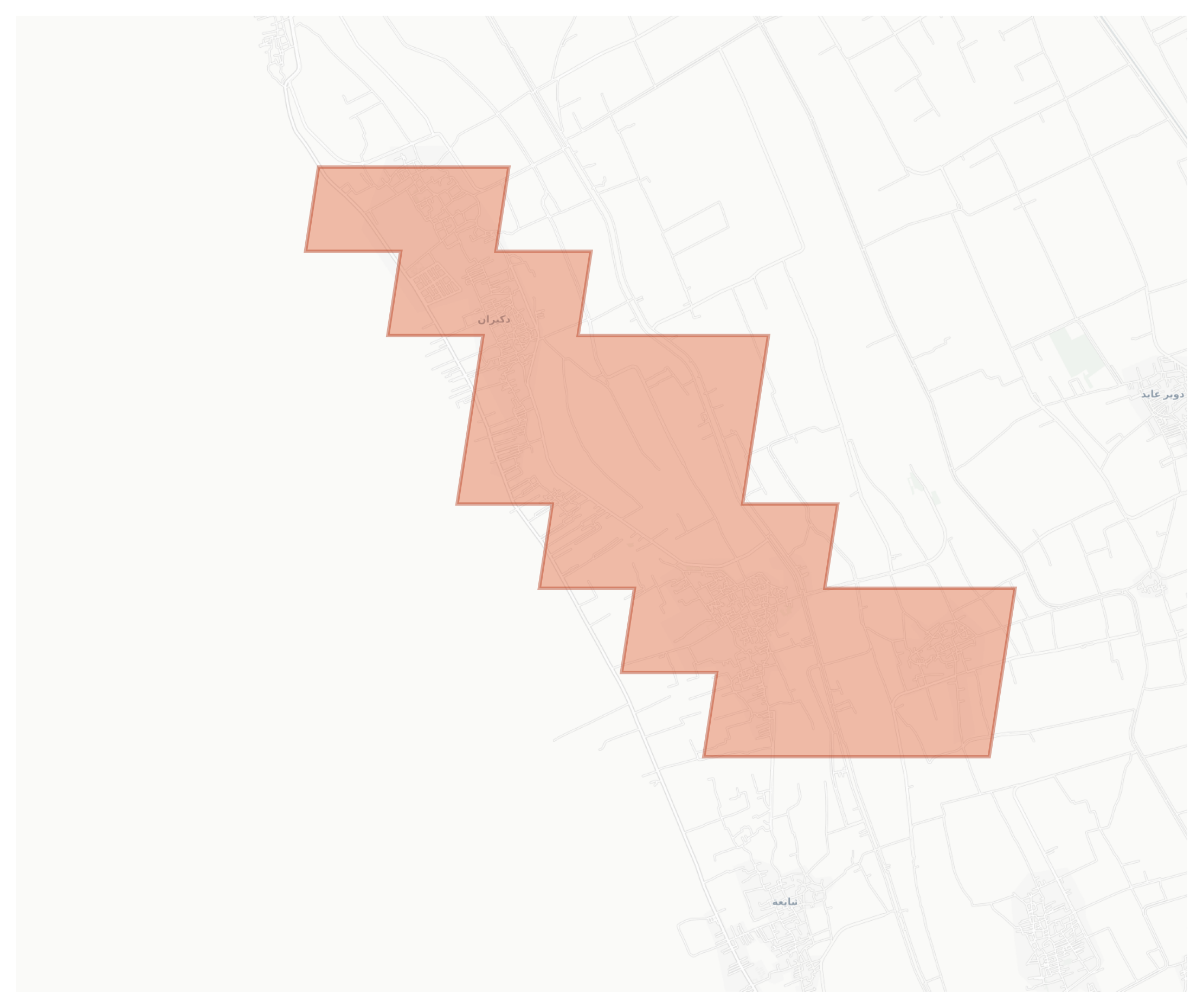 Dikiran geographic map