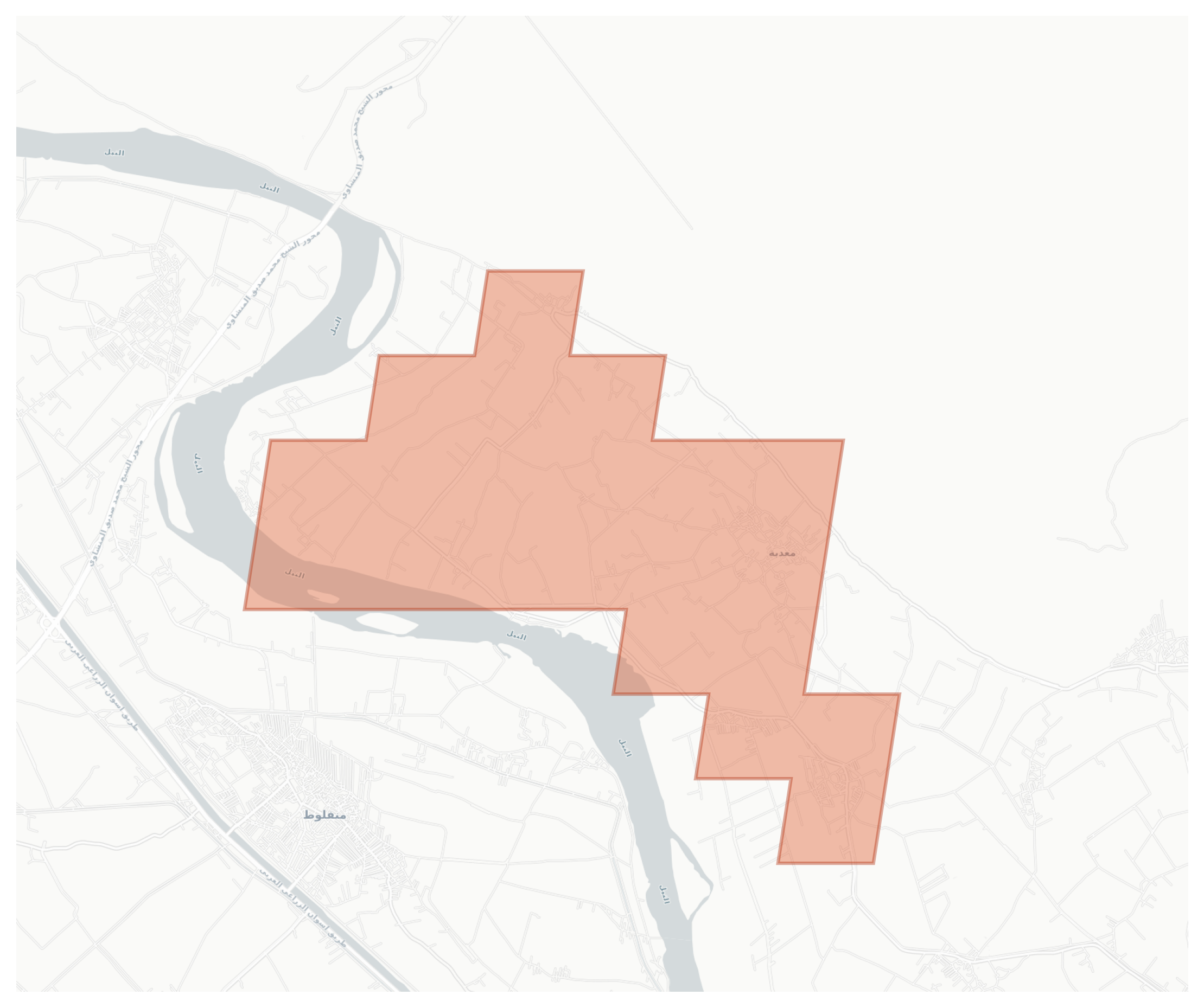 Madaba geographic map