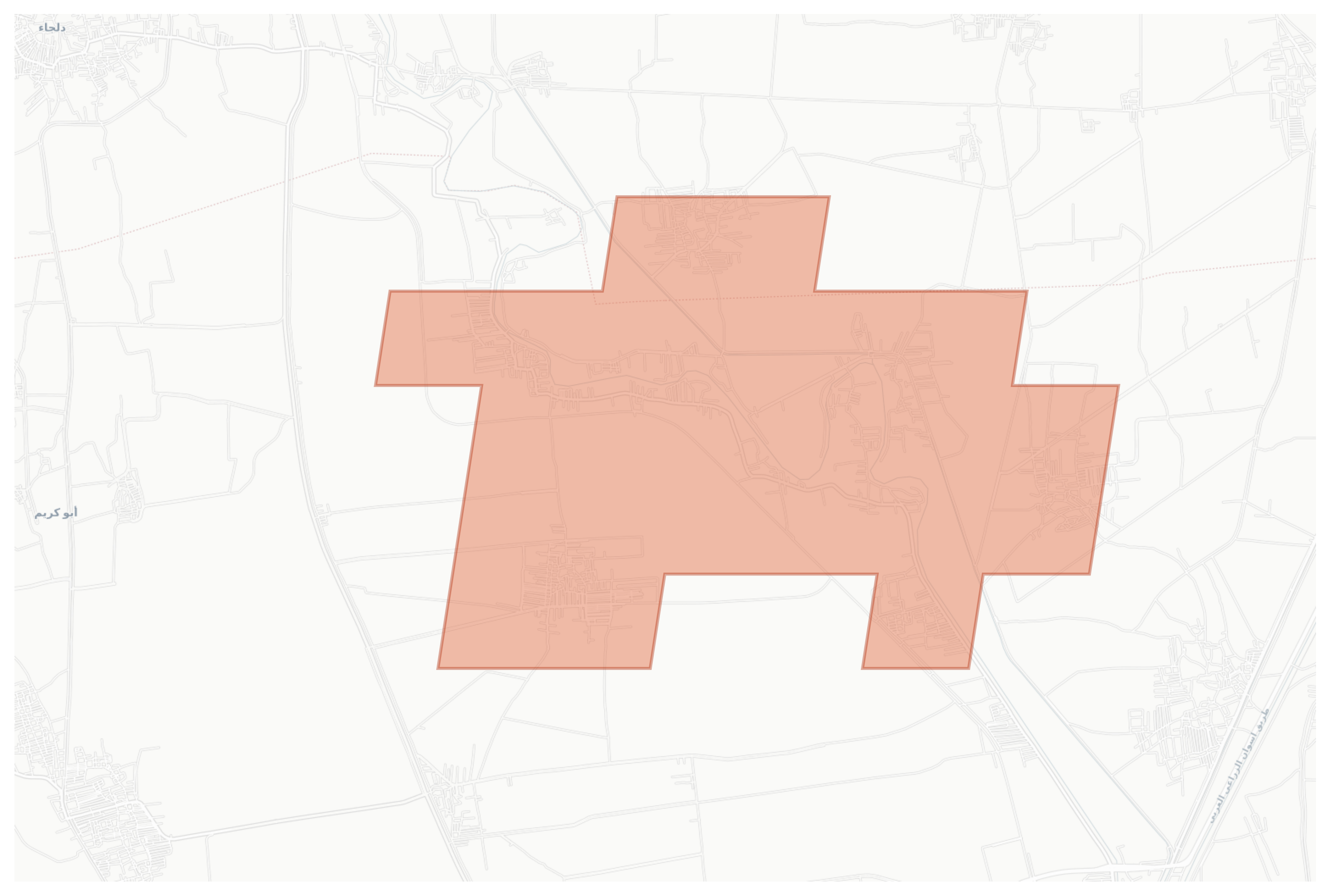 Naj al Shaykh Hasan Abu Sabir geographic map