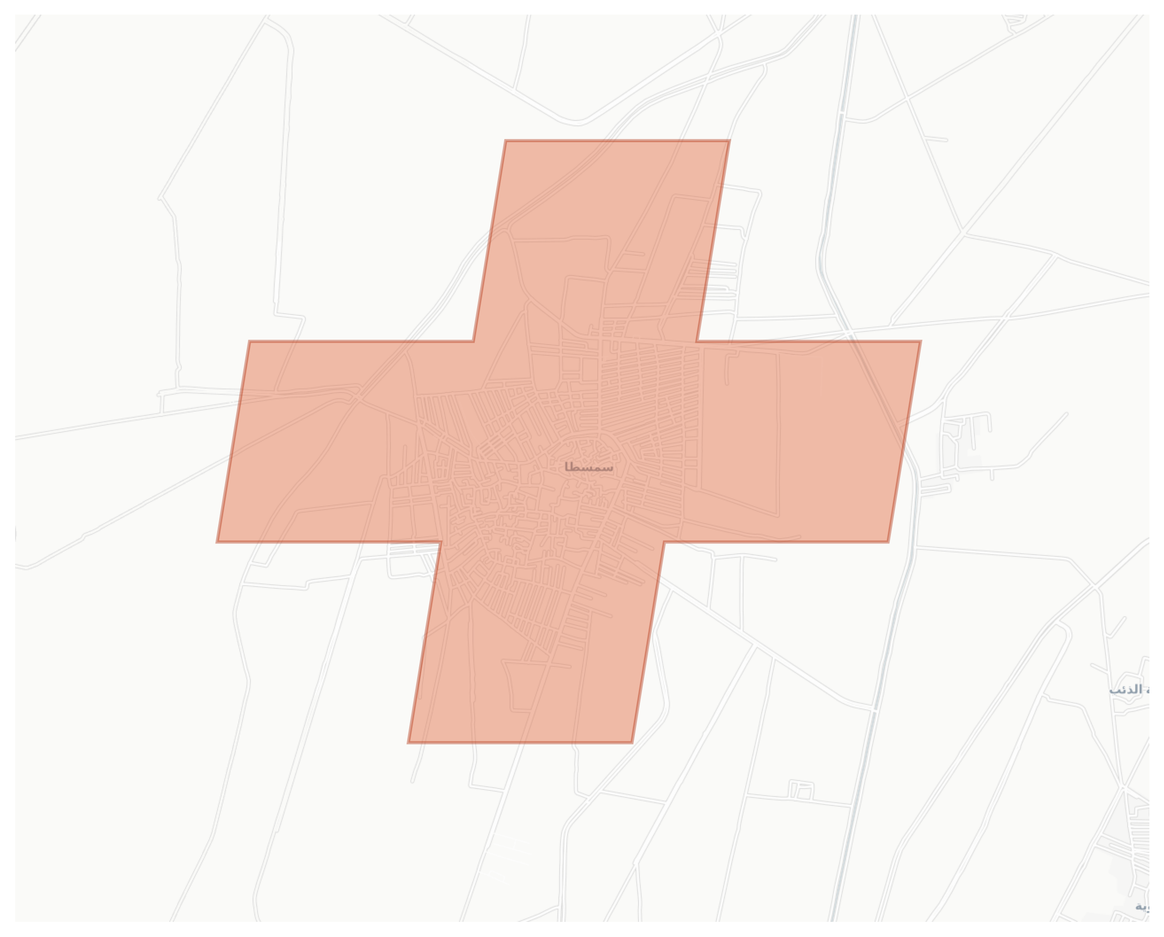 Sumusta geographic map