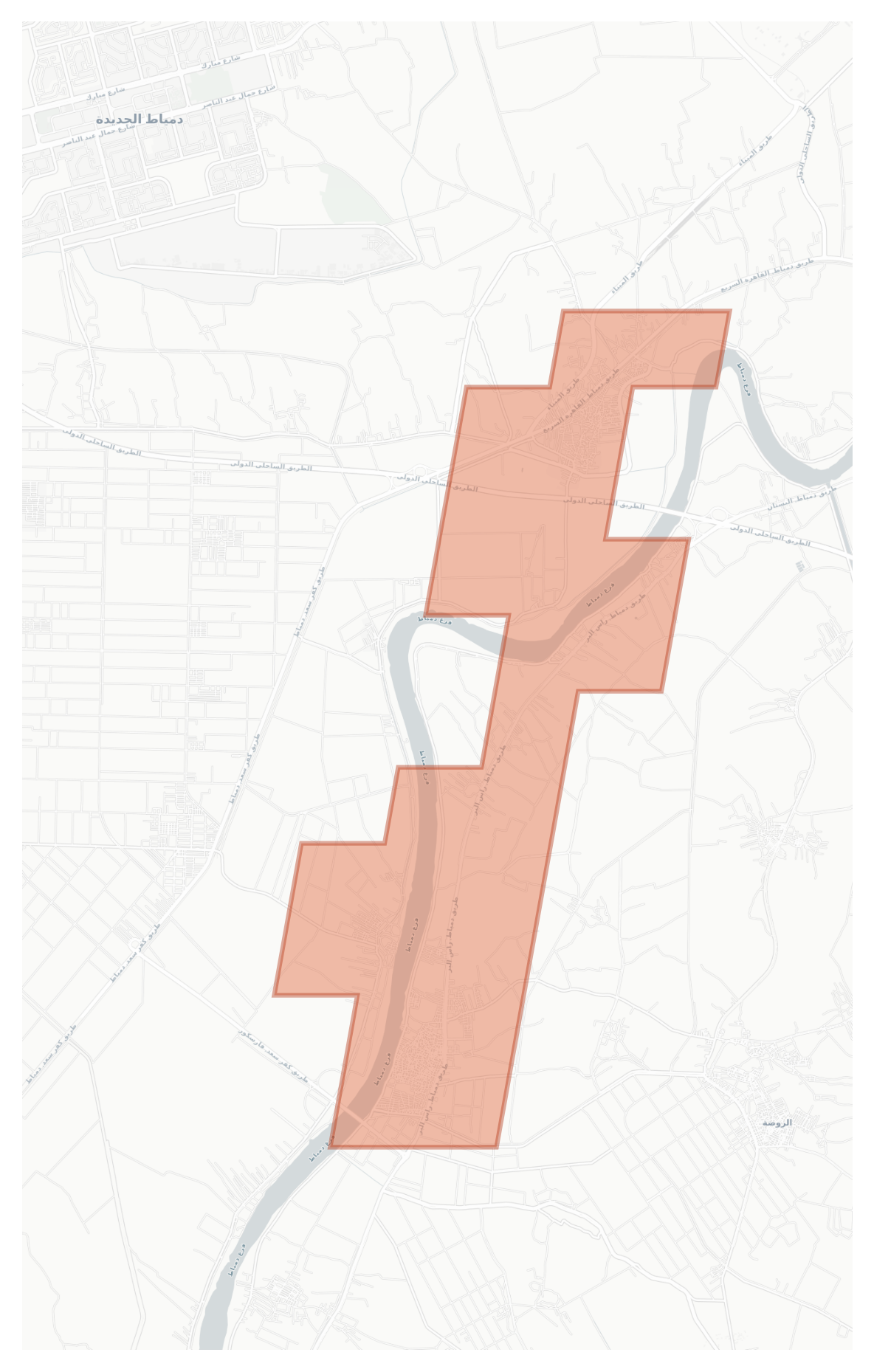 كفر البطيخ geographic map