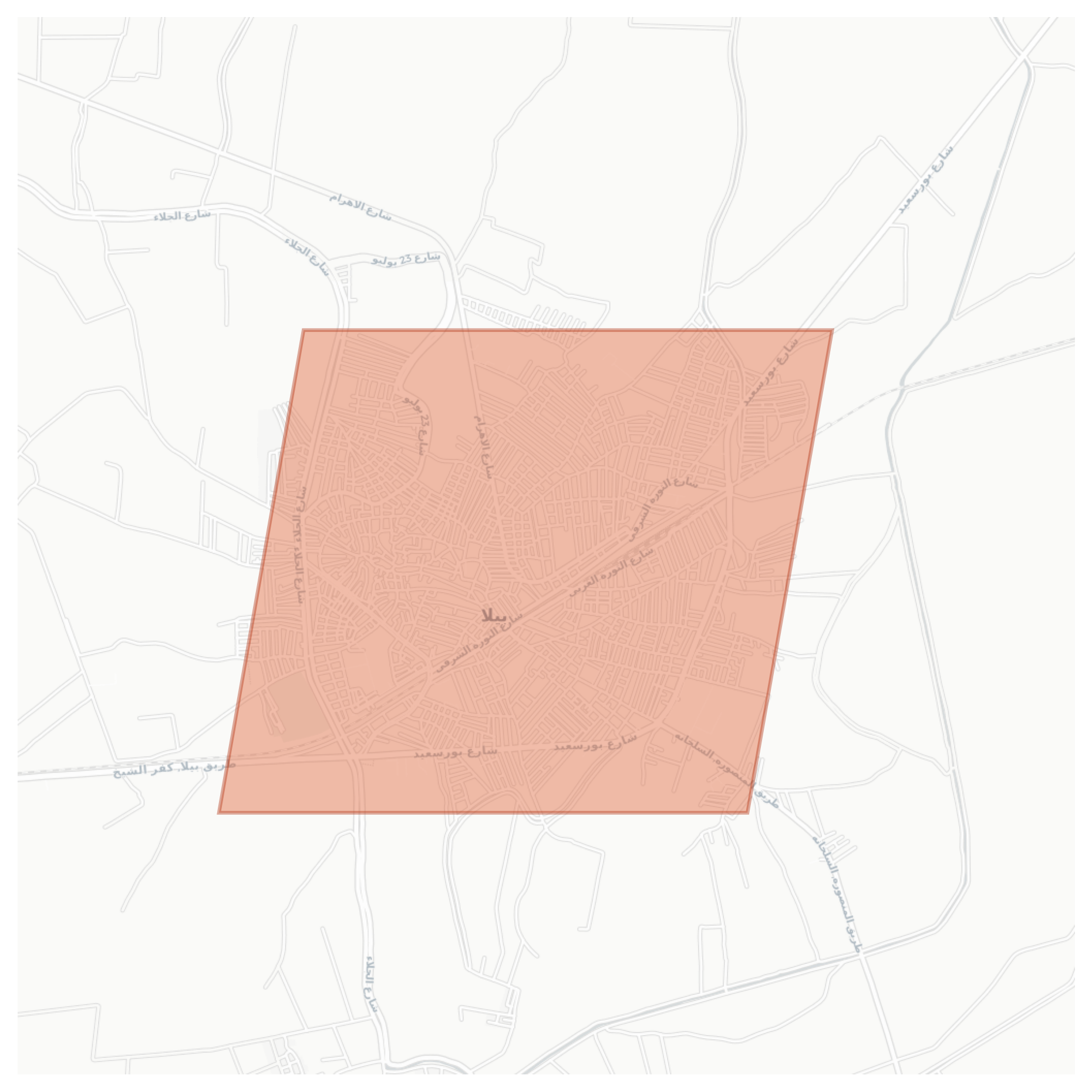 Biala geographic map