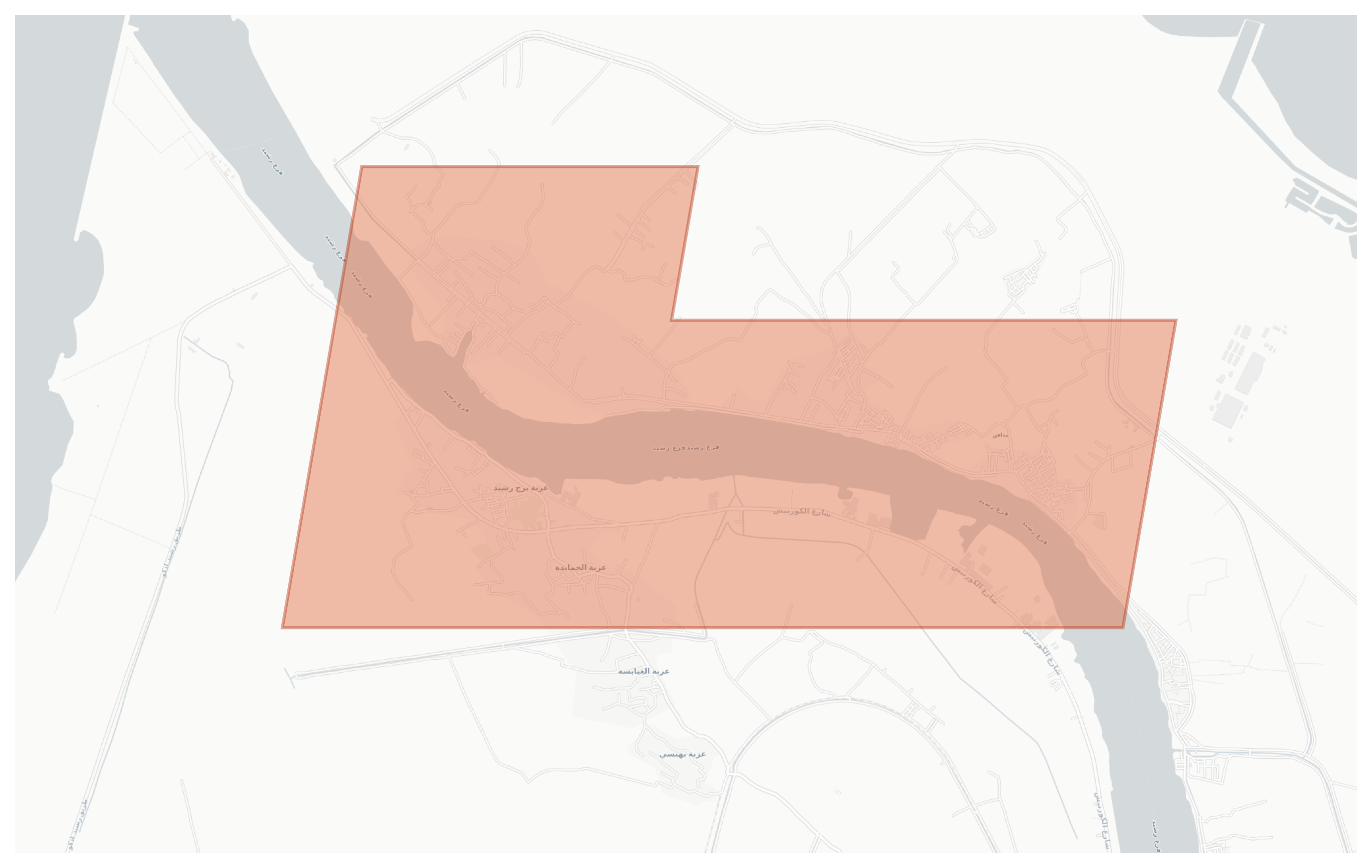 Izbat Bahnasi geographic map