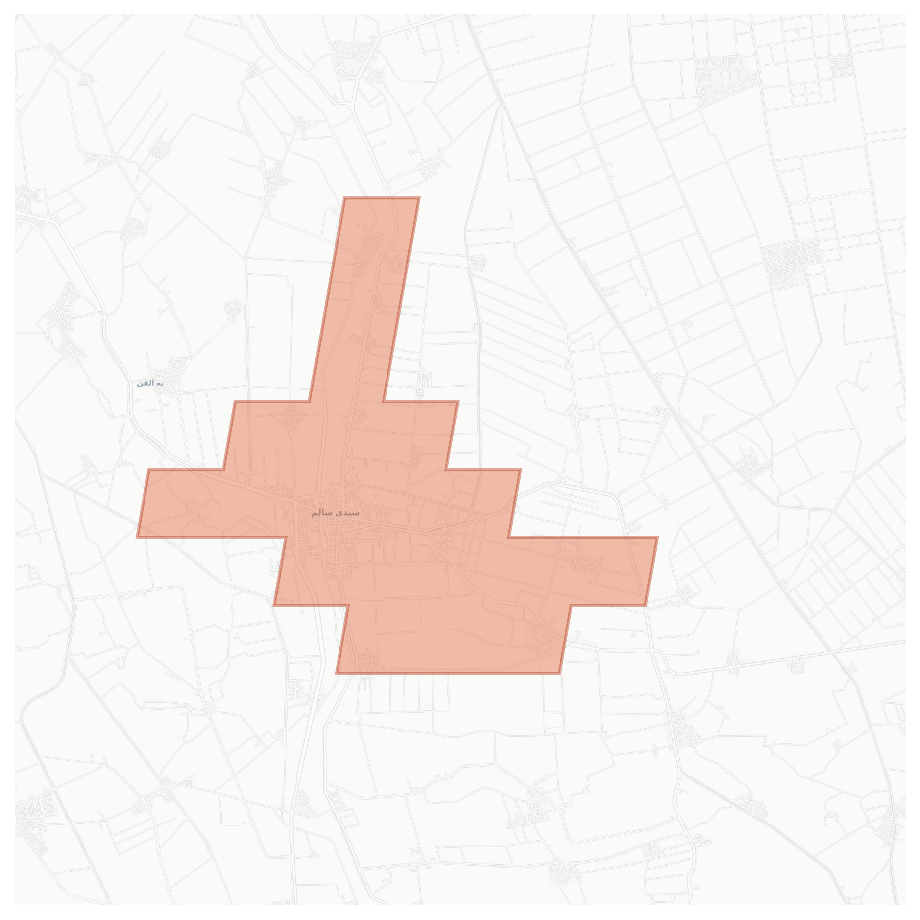 Sidi Salim geographic map