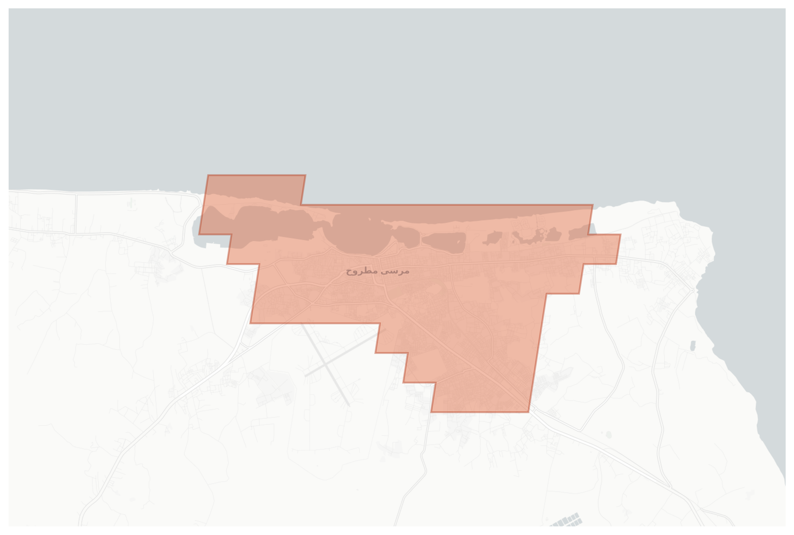 Marsa Matruh geographic map