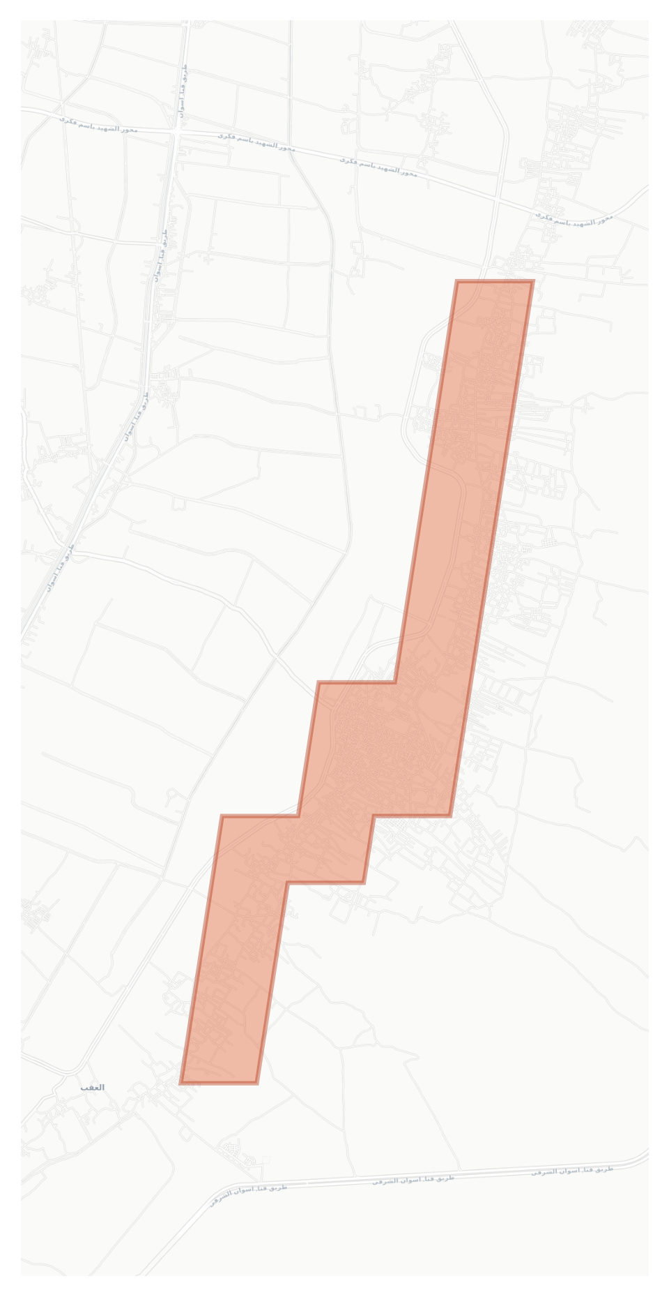 Hijazah geographic map
