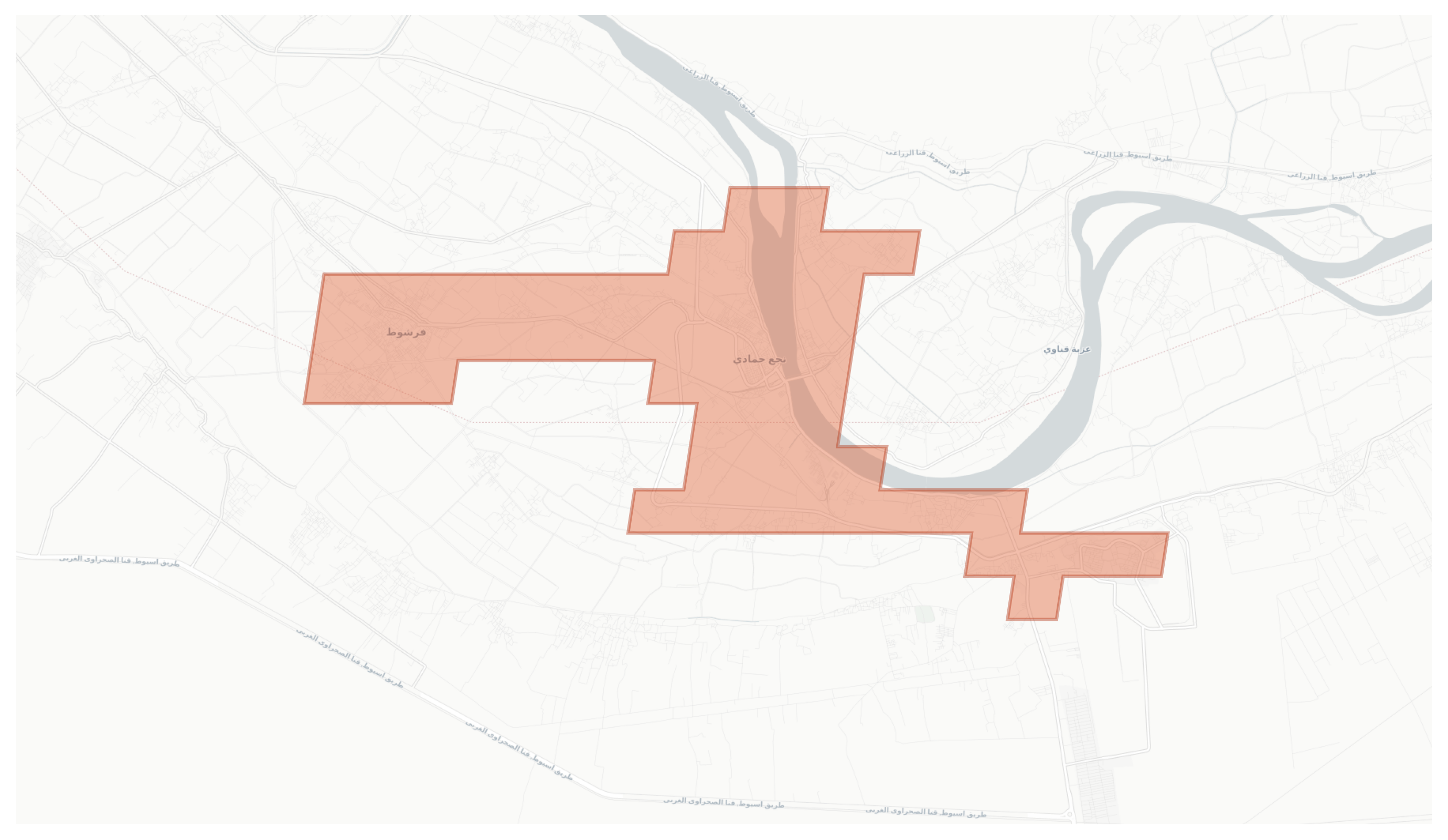 Nag Hammadi geographic map