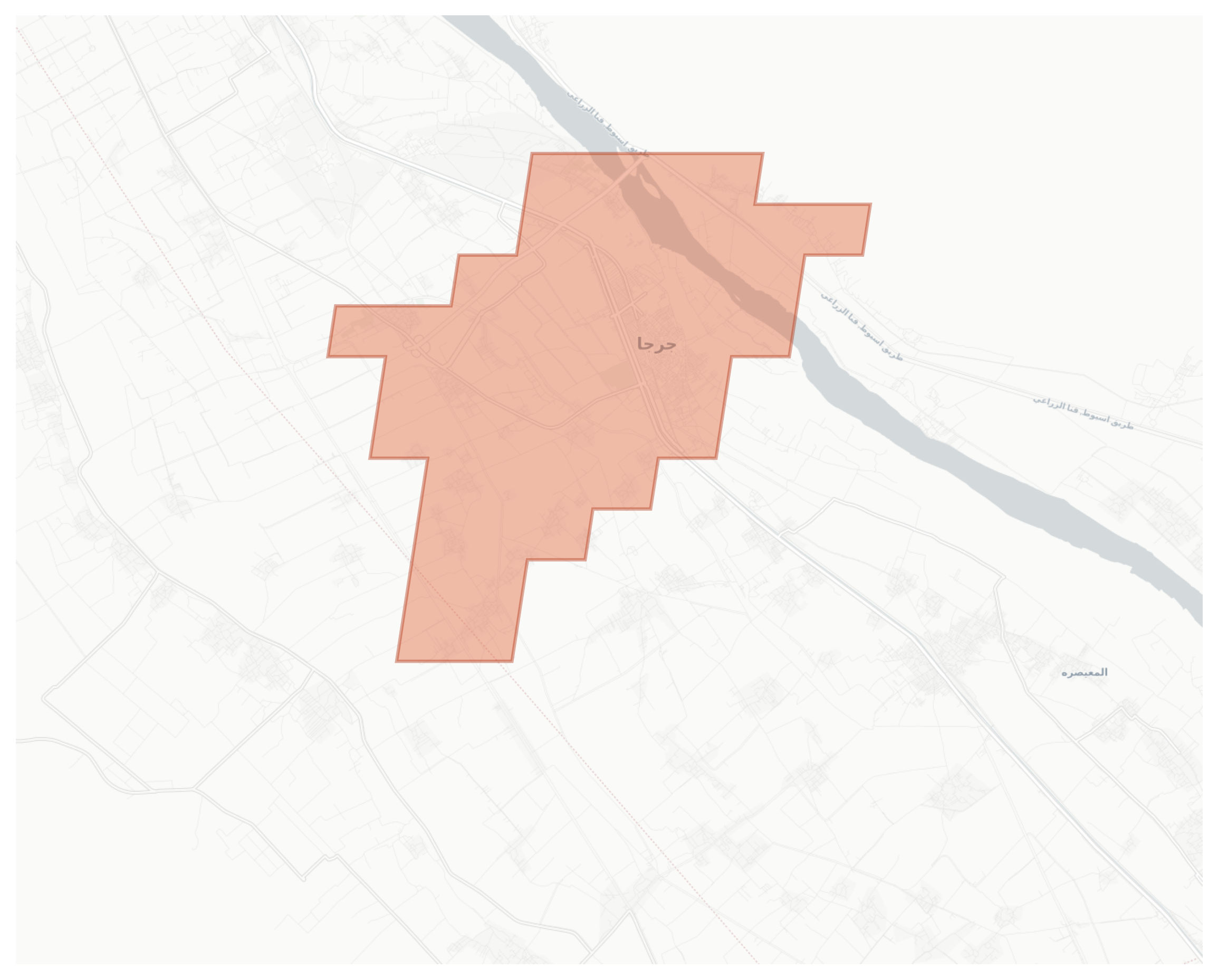 Girga geographic map