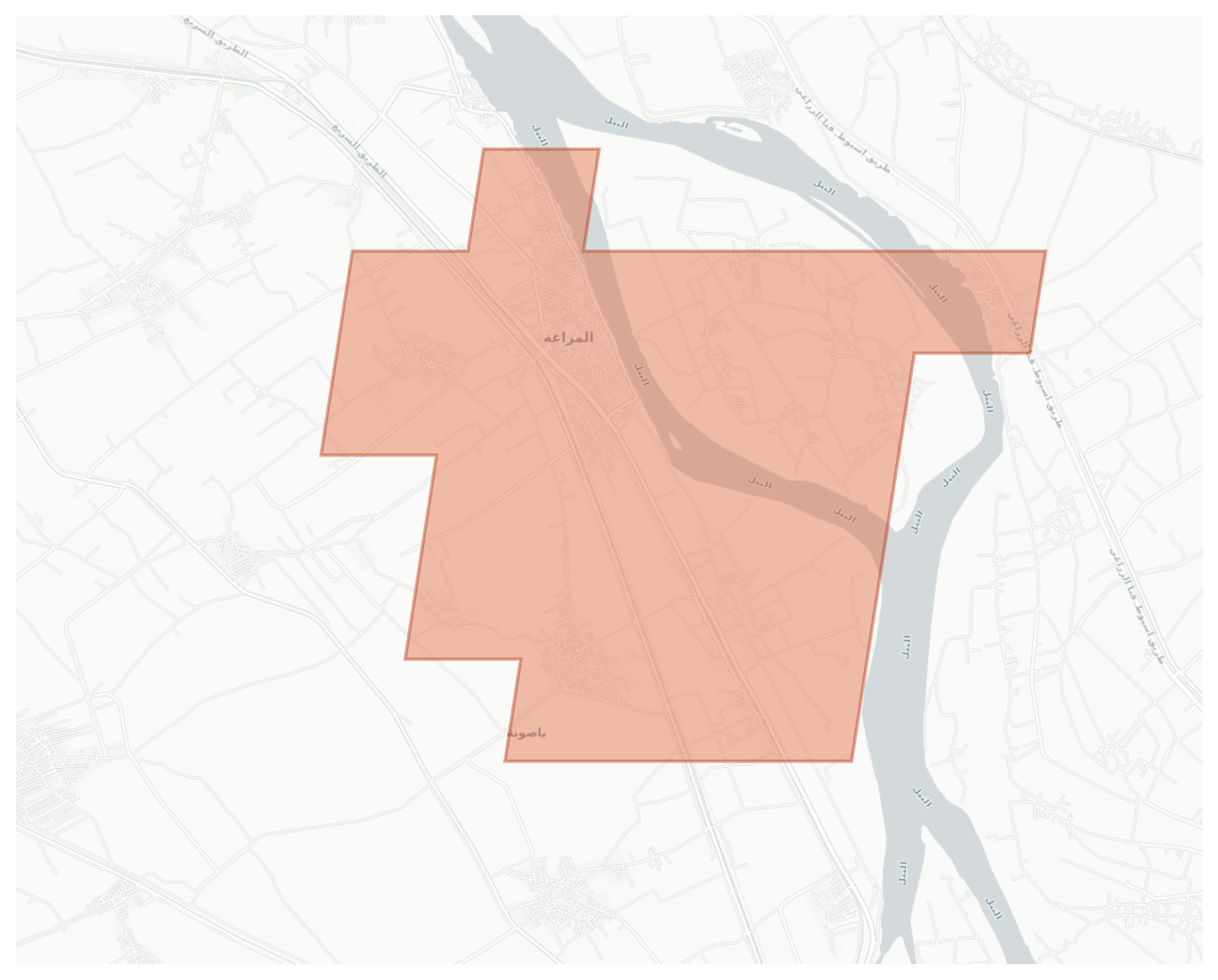 Maragha geographic map