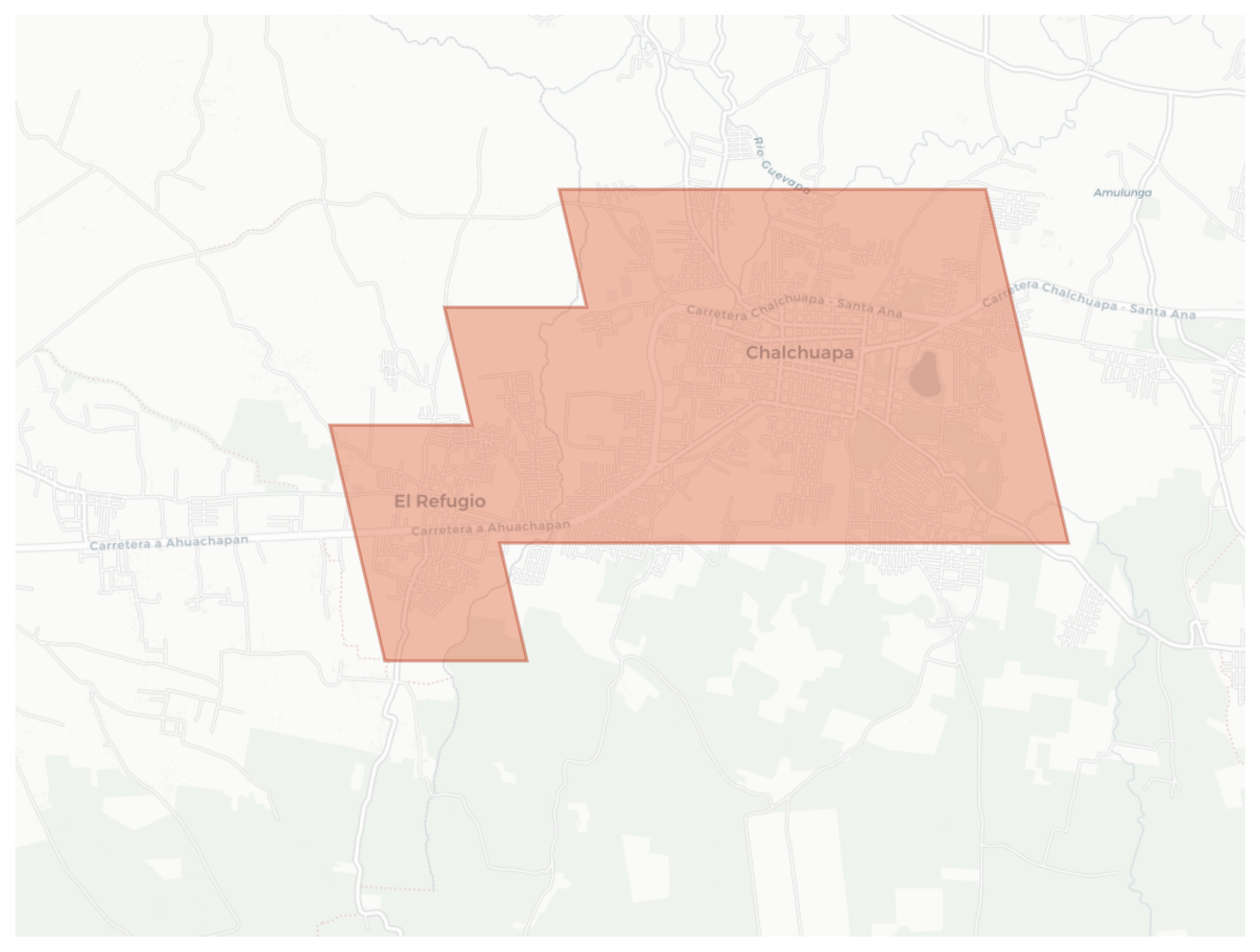 Chalchuapa geographic map