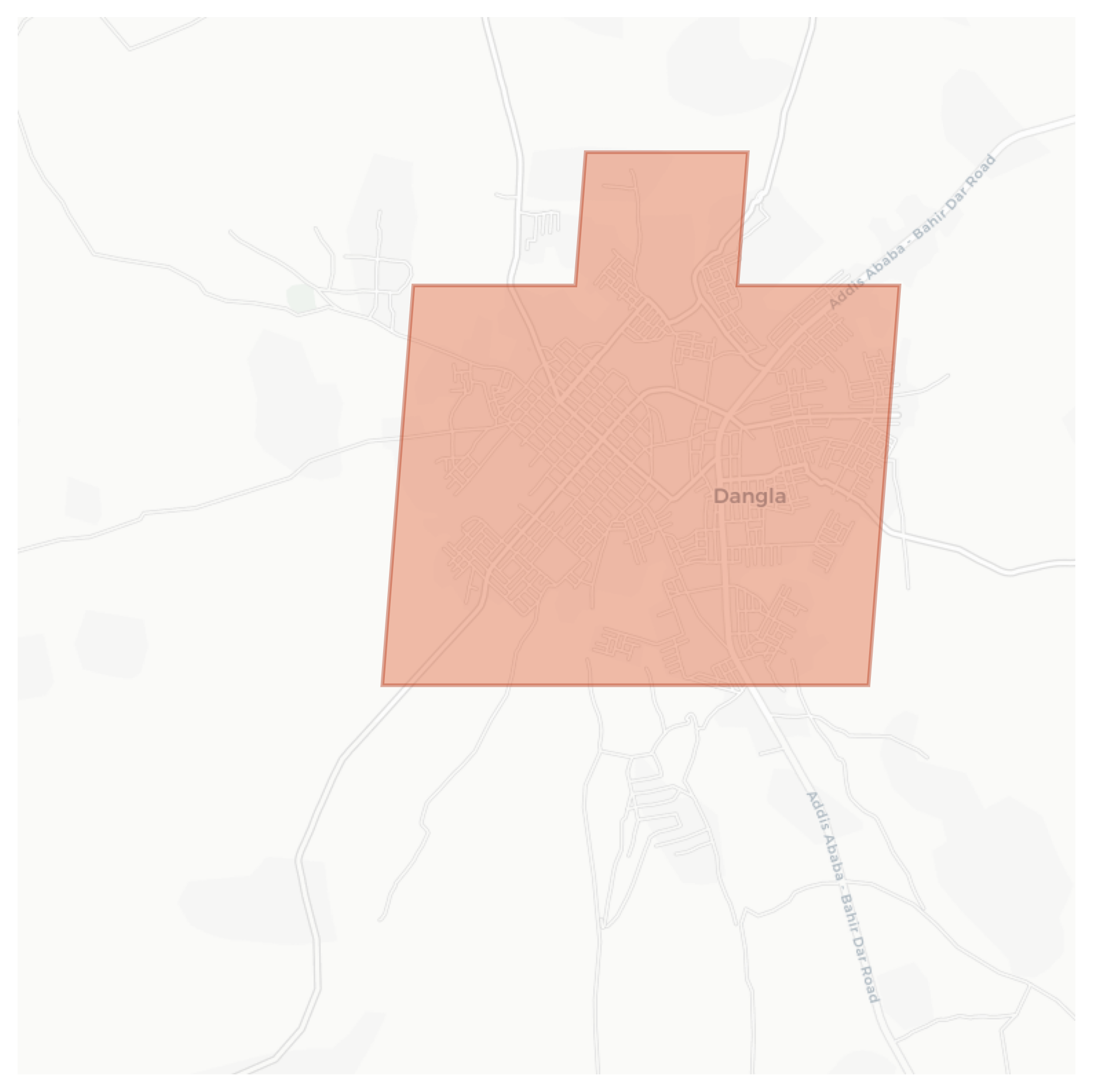 Dangla geographic map