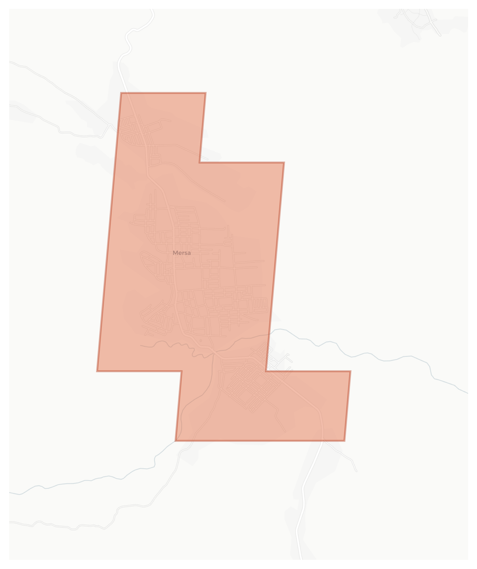 Mersa geographic map