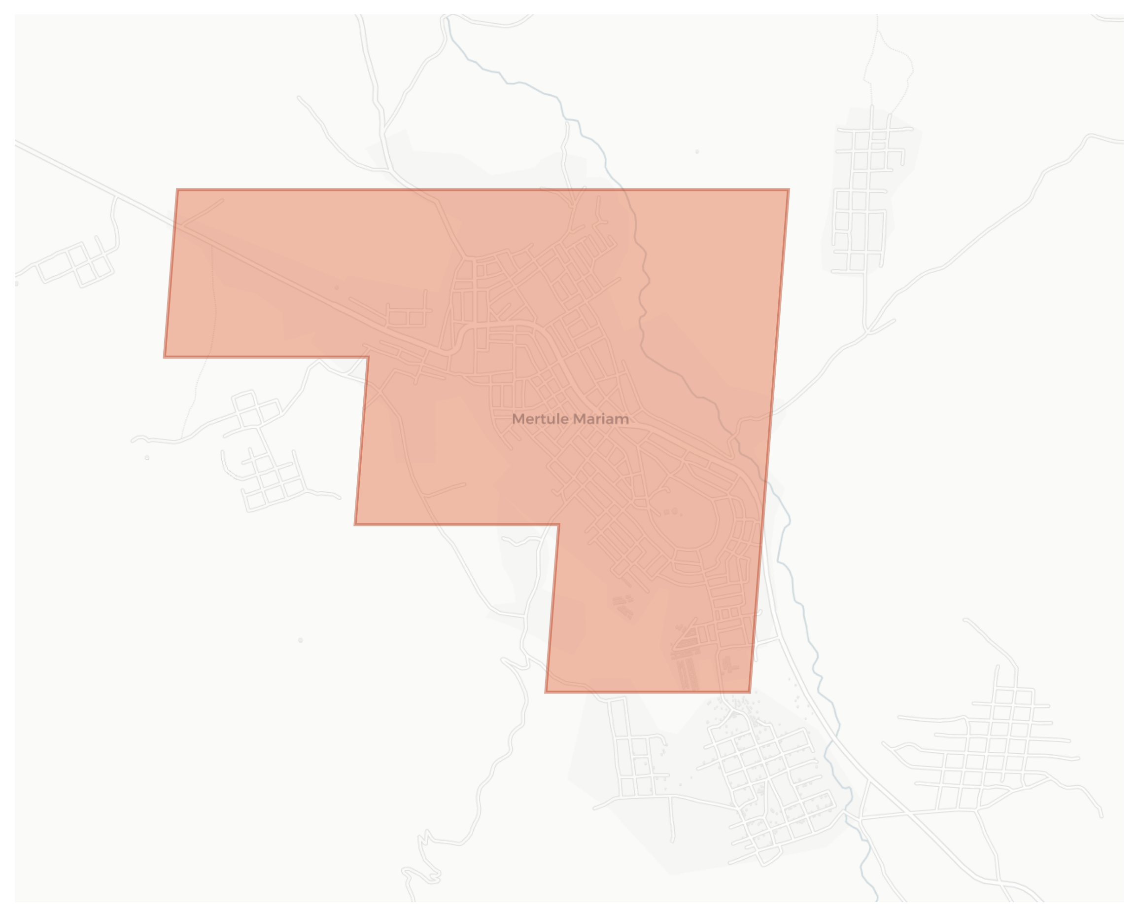 Mertule Mariam geographic map