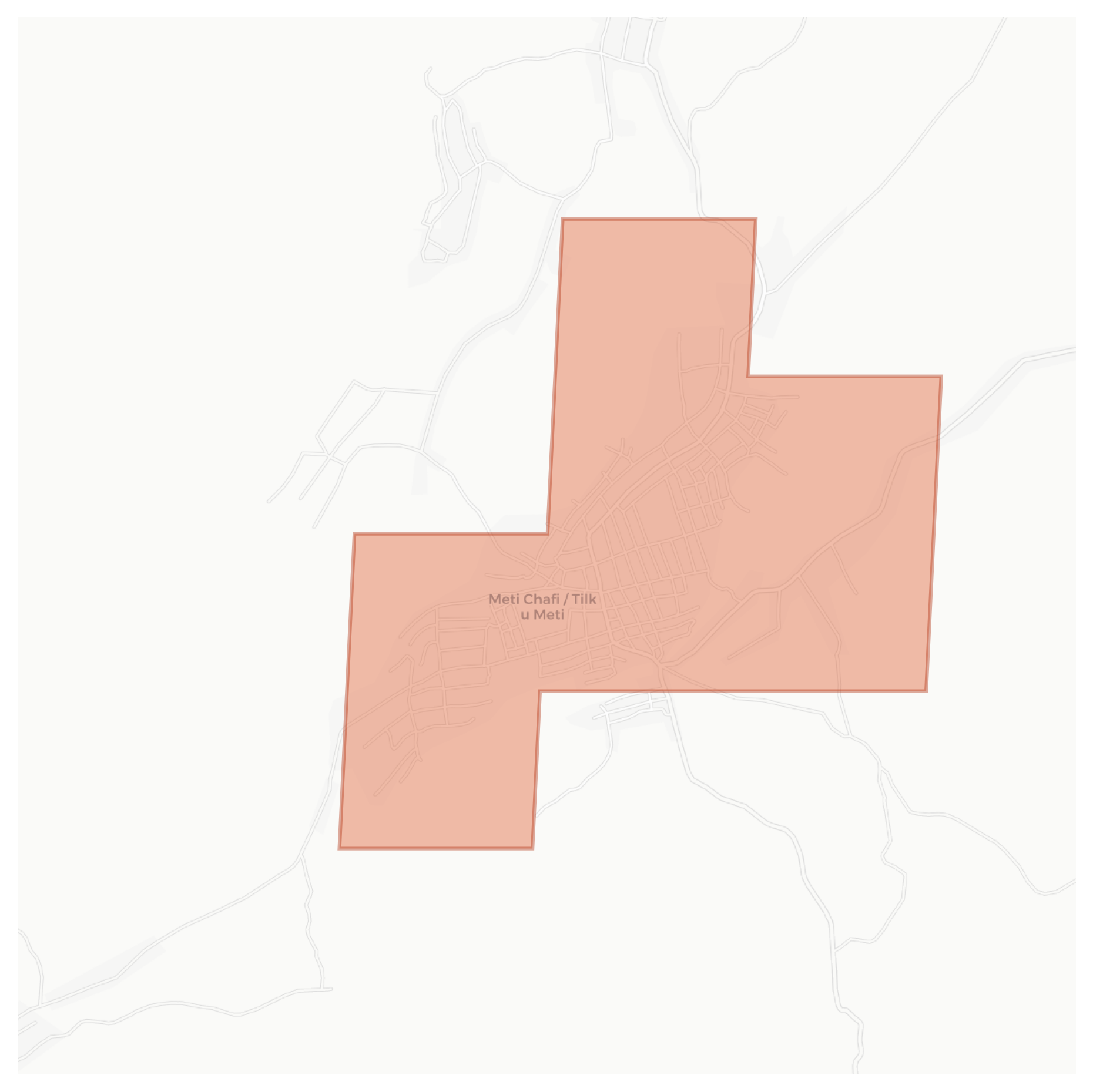 Meti Chafi / Tilk u Meti geographic map