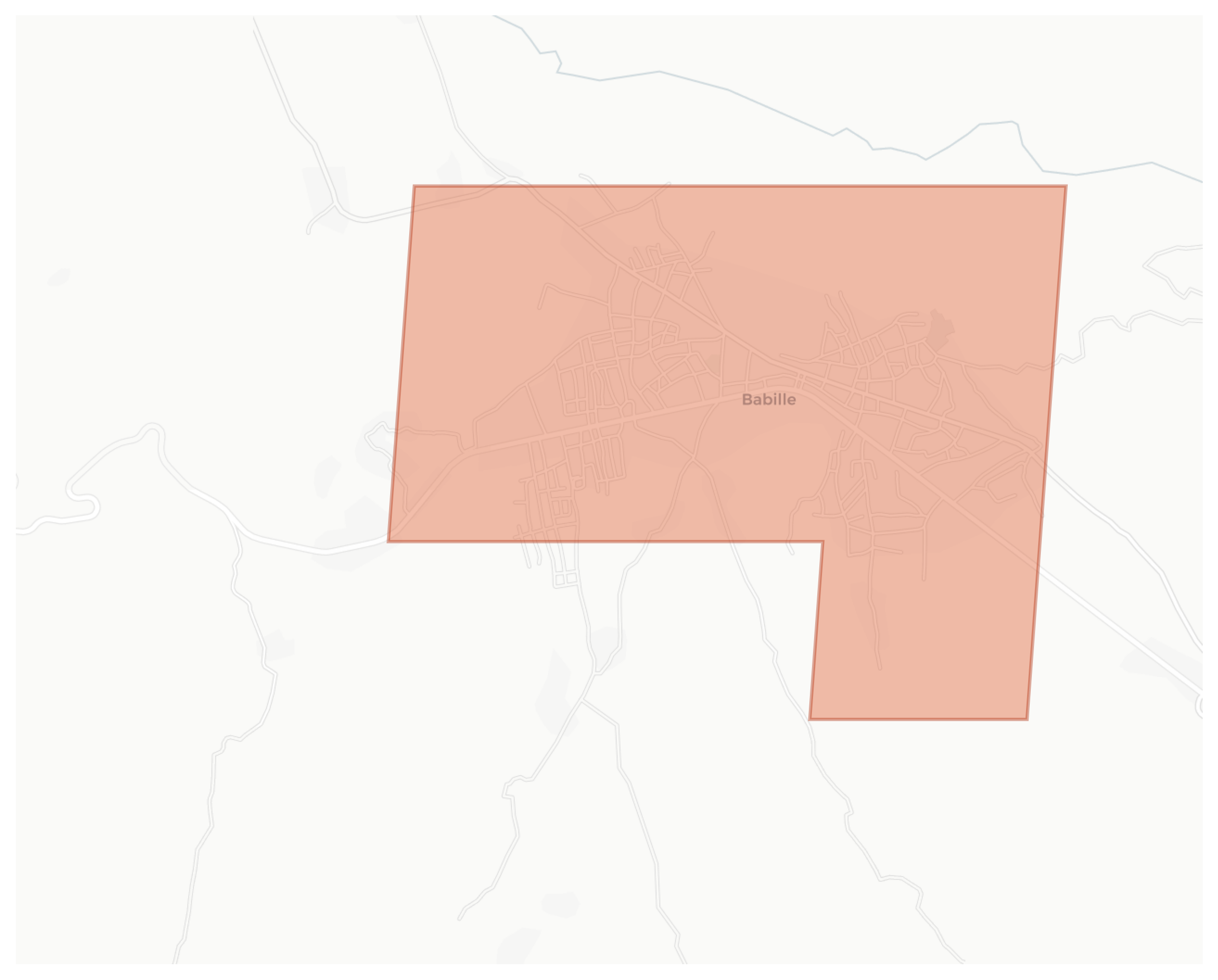 Babille geographic map