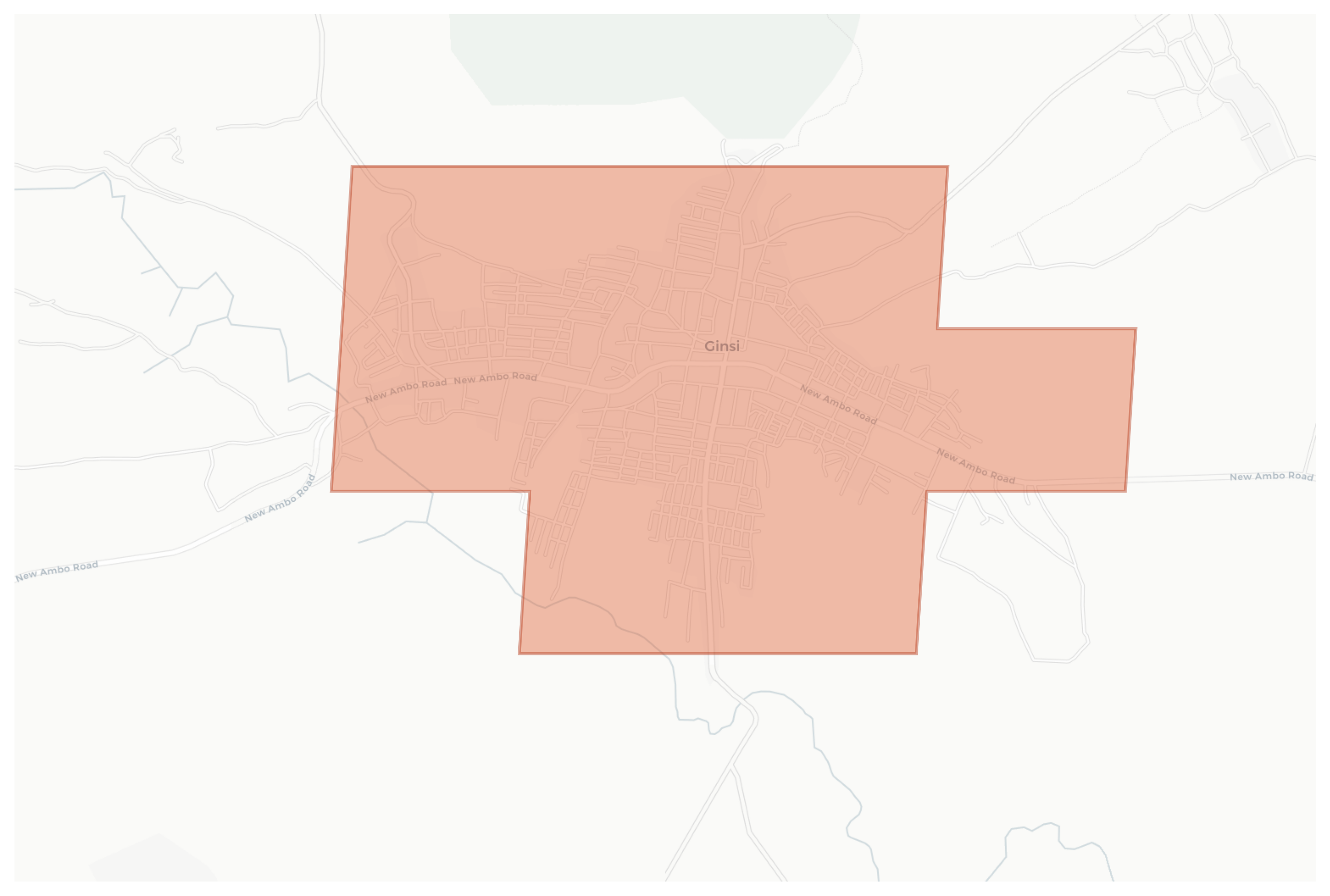 Ginsi geographic map