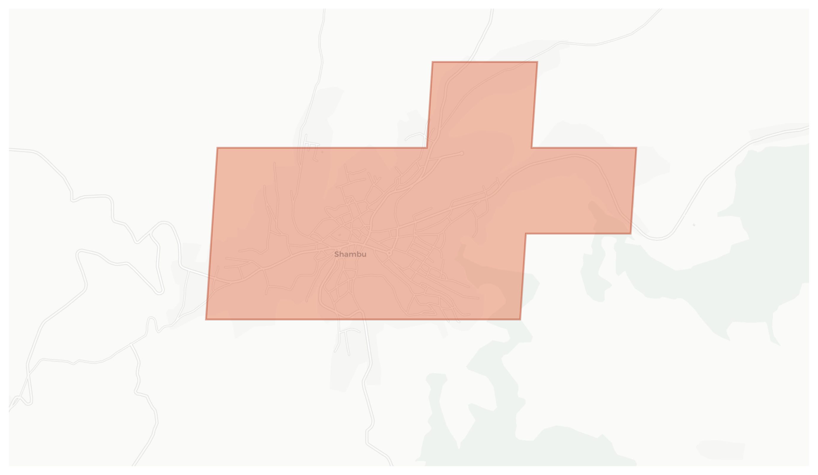 Shambu geographic map