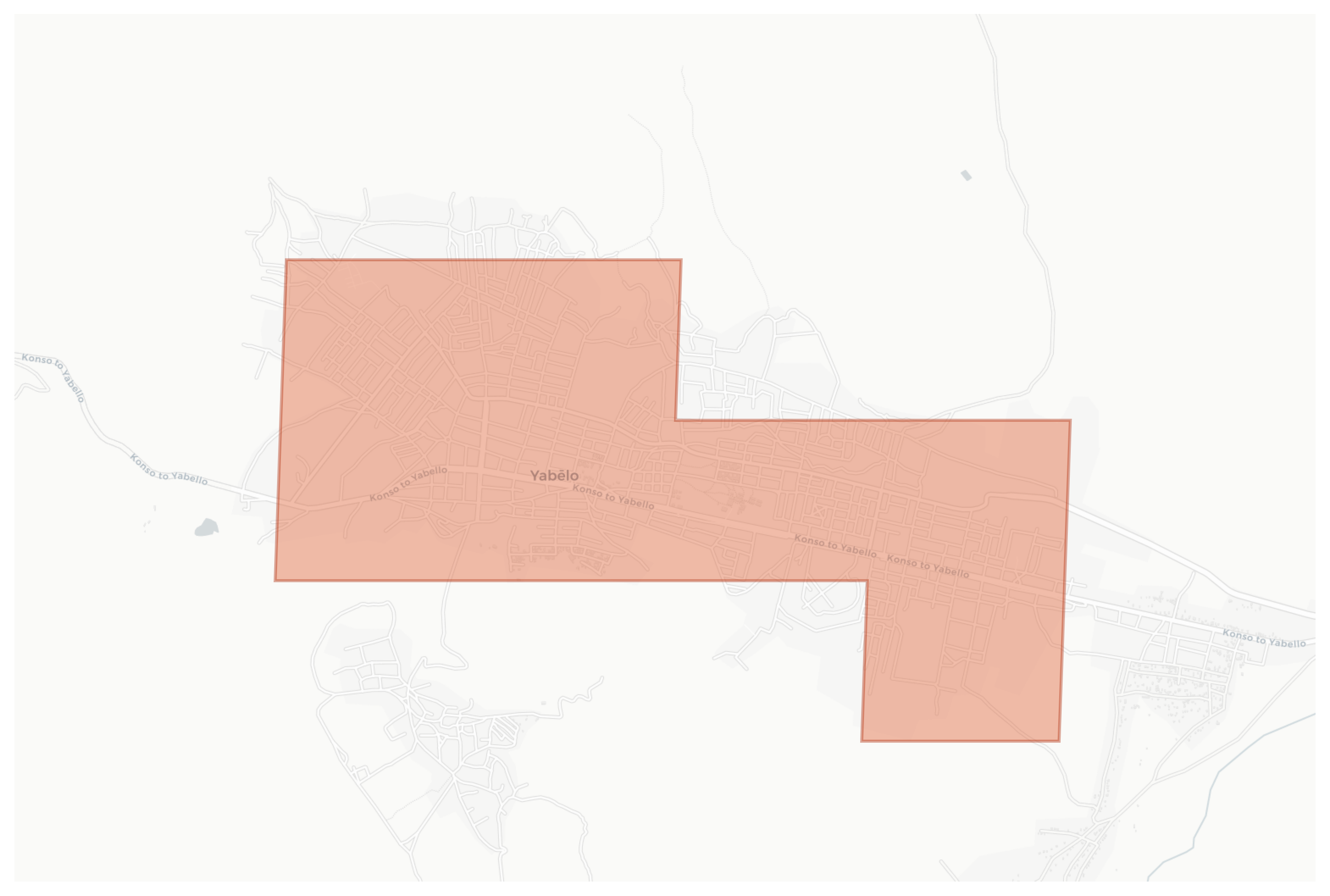 Yabelo geographic map