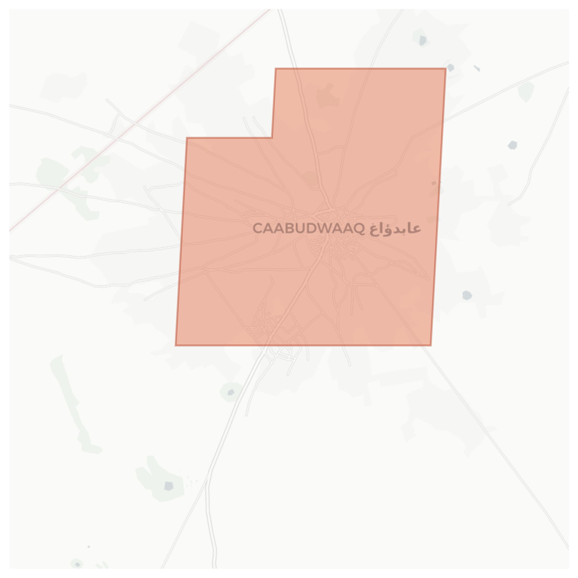 Abudwak geographic map