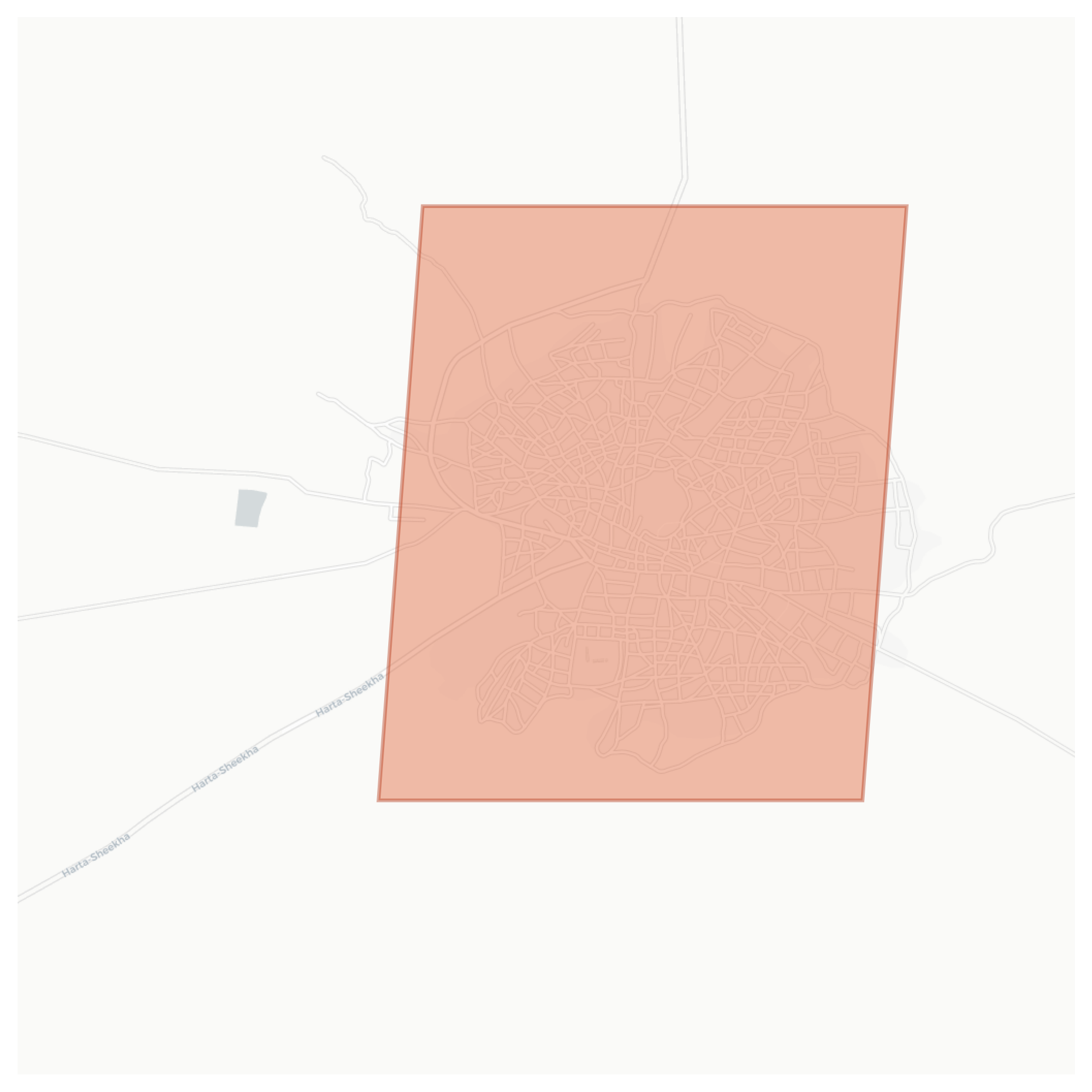 Hartishek geographic map