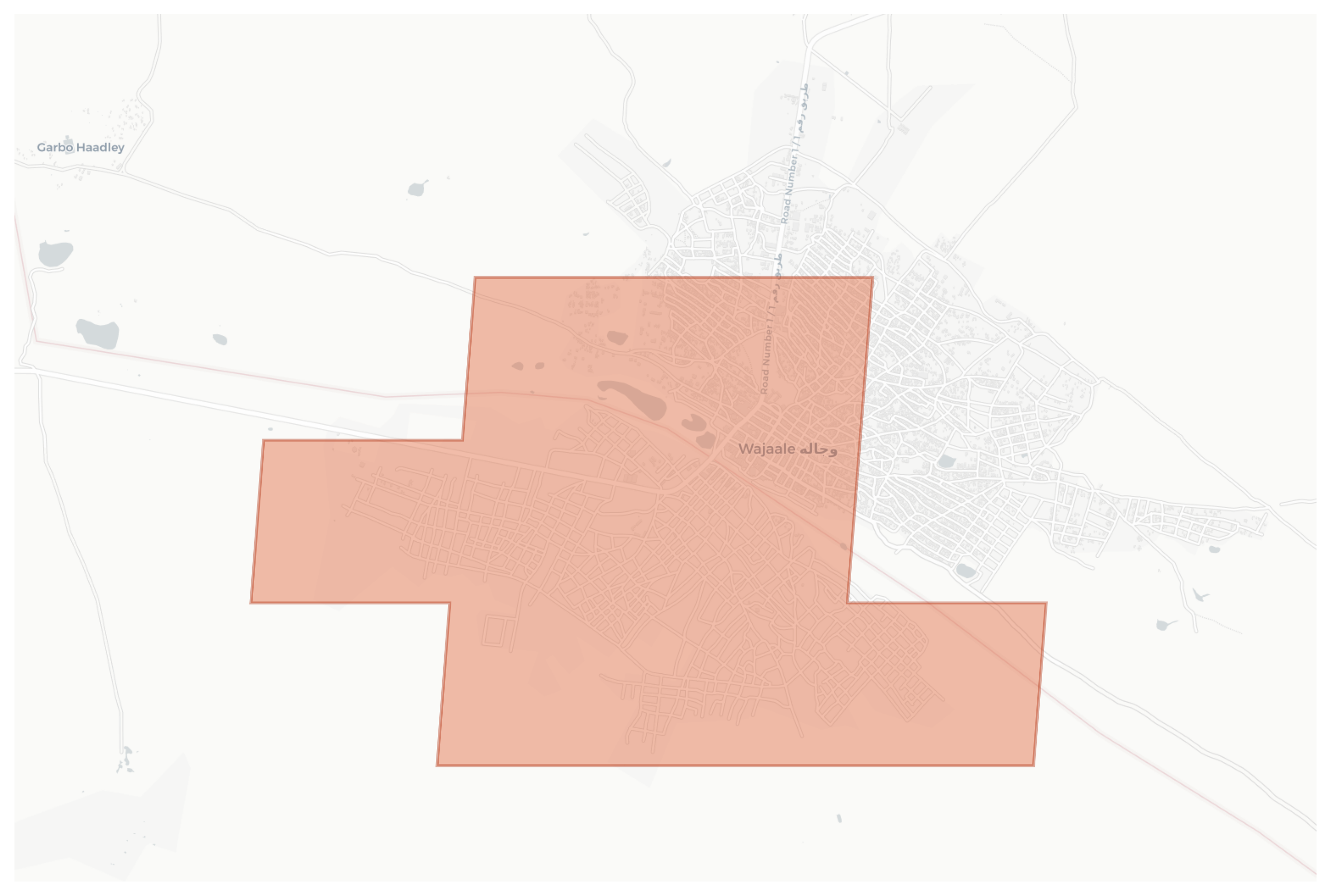 Togechane geographic map