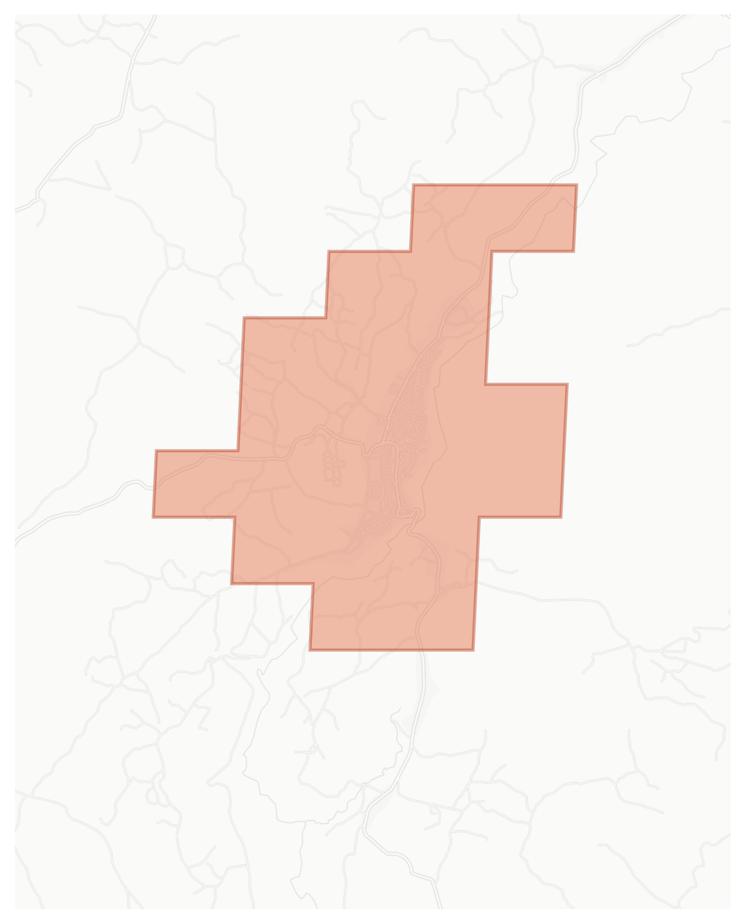 Bonsa Bota geographic map