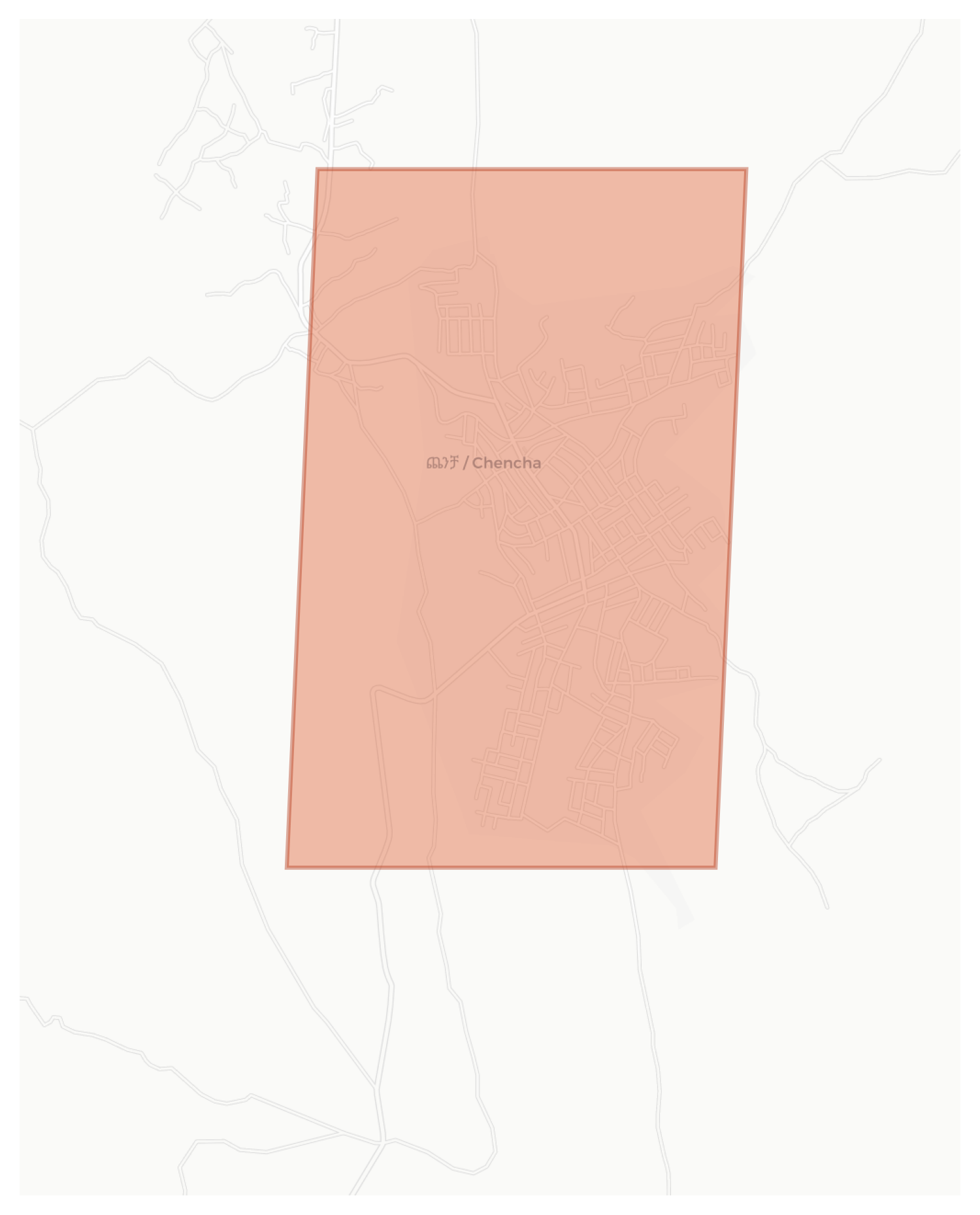 Chencha geographic map