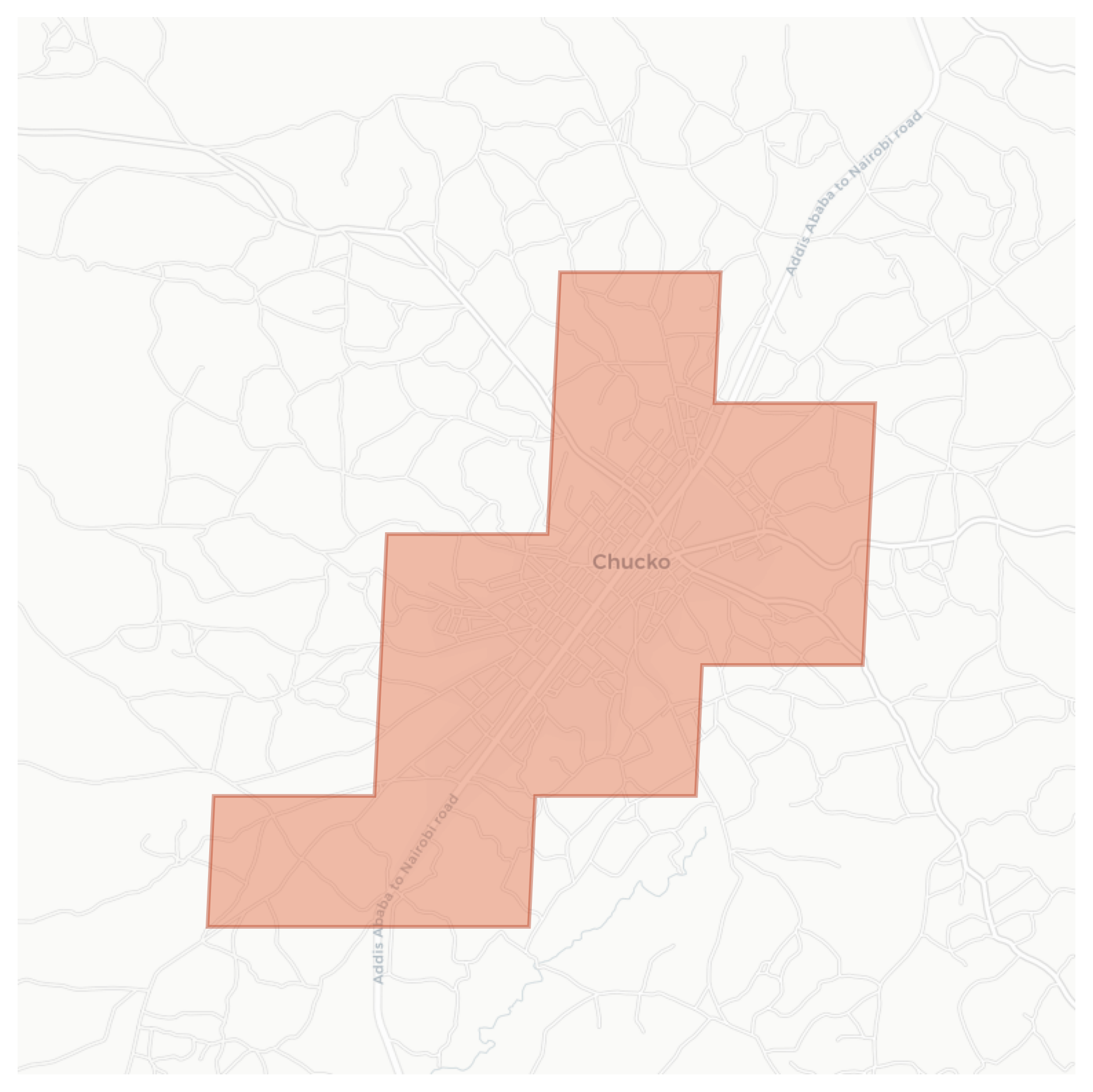 Chucko geographic map