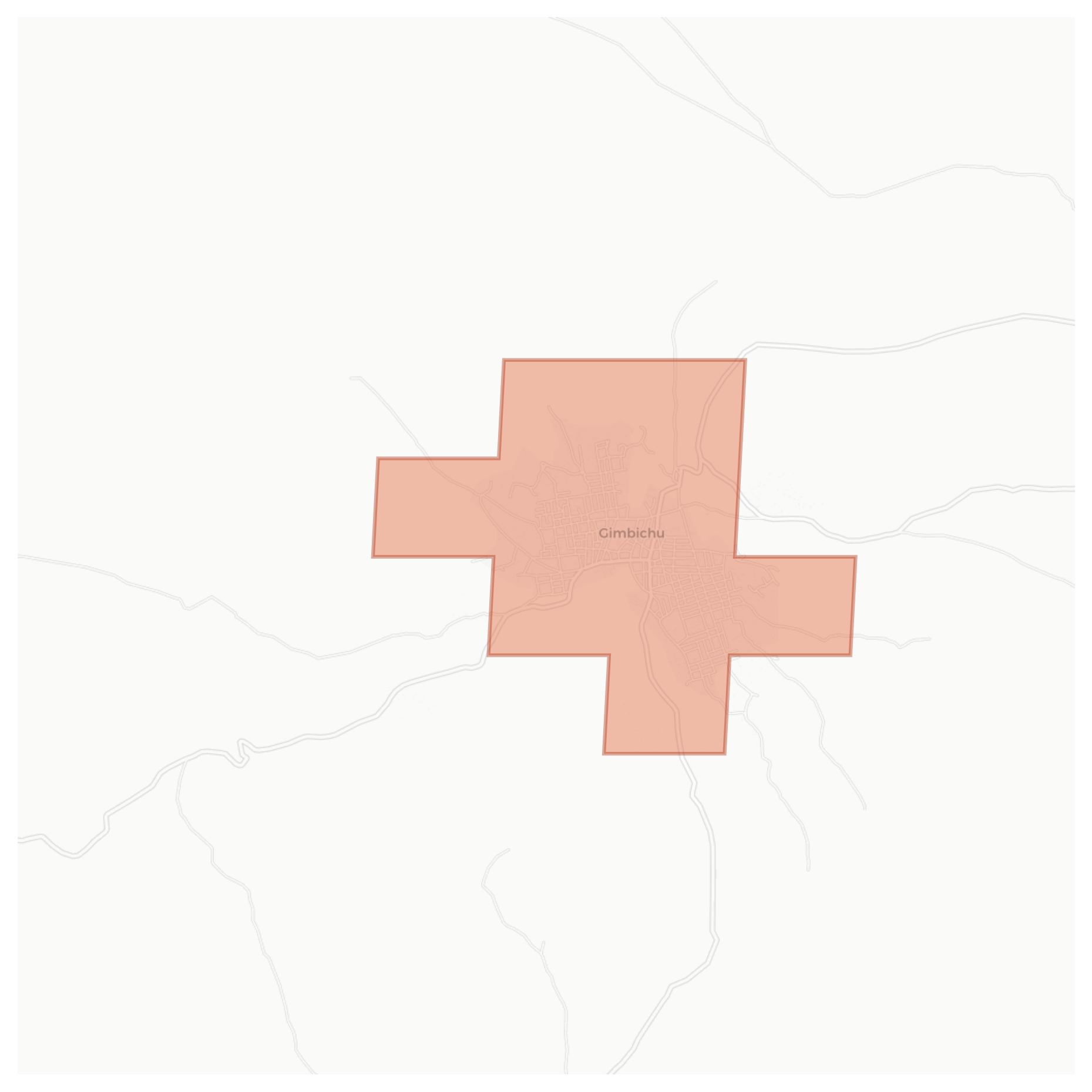 Gimbichu geographic map