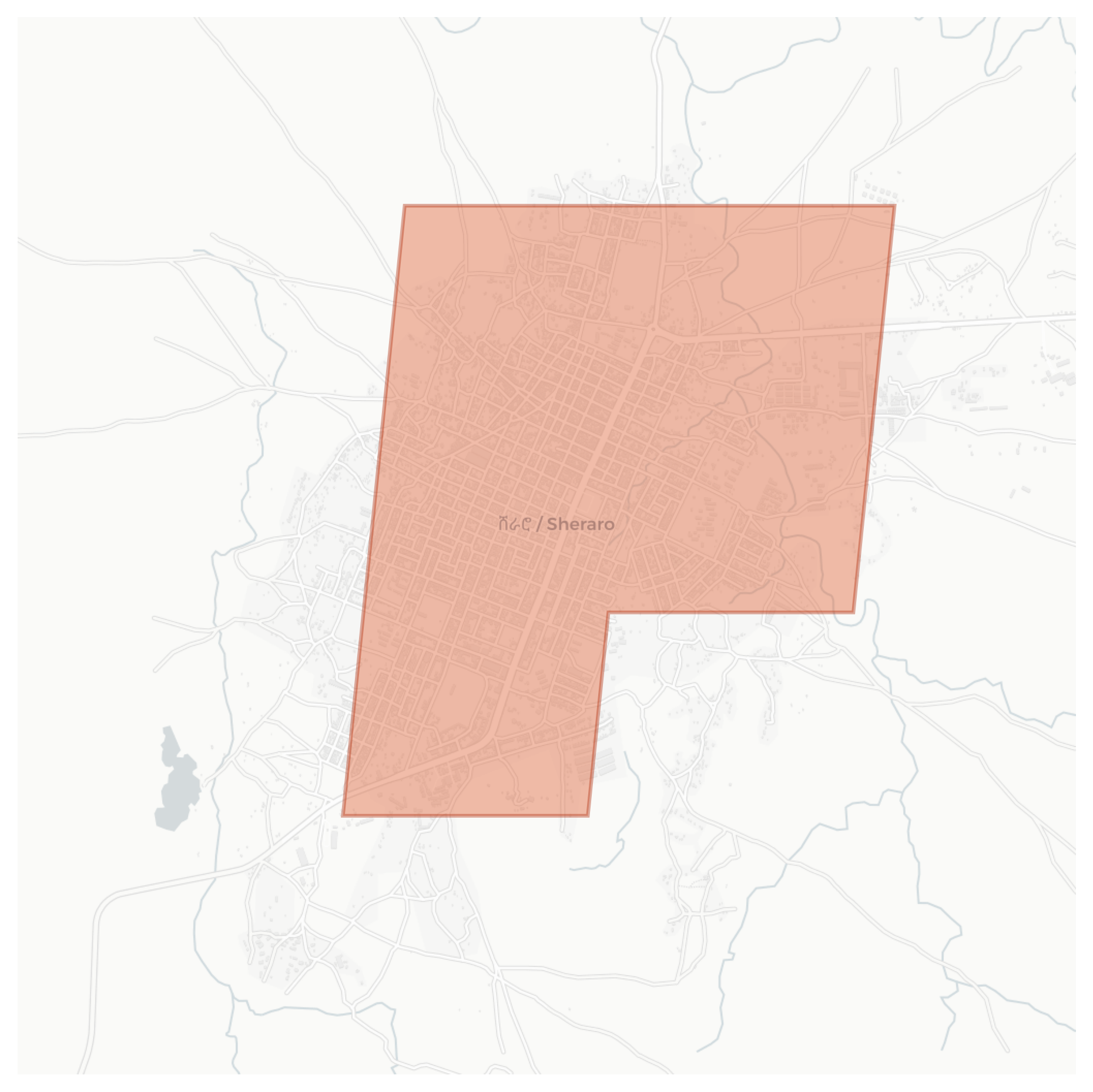 Sheraro geographic map