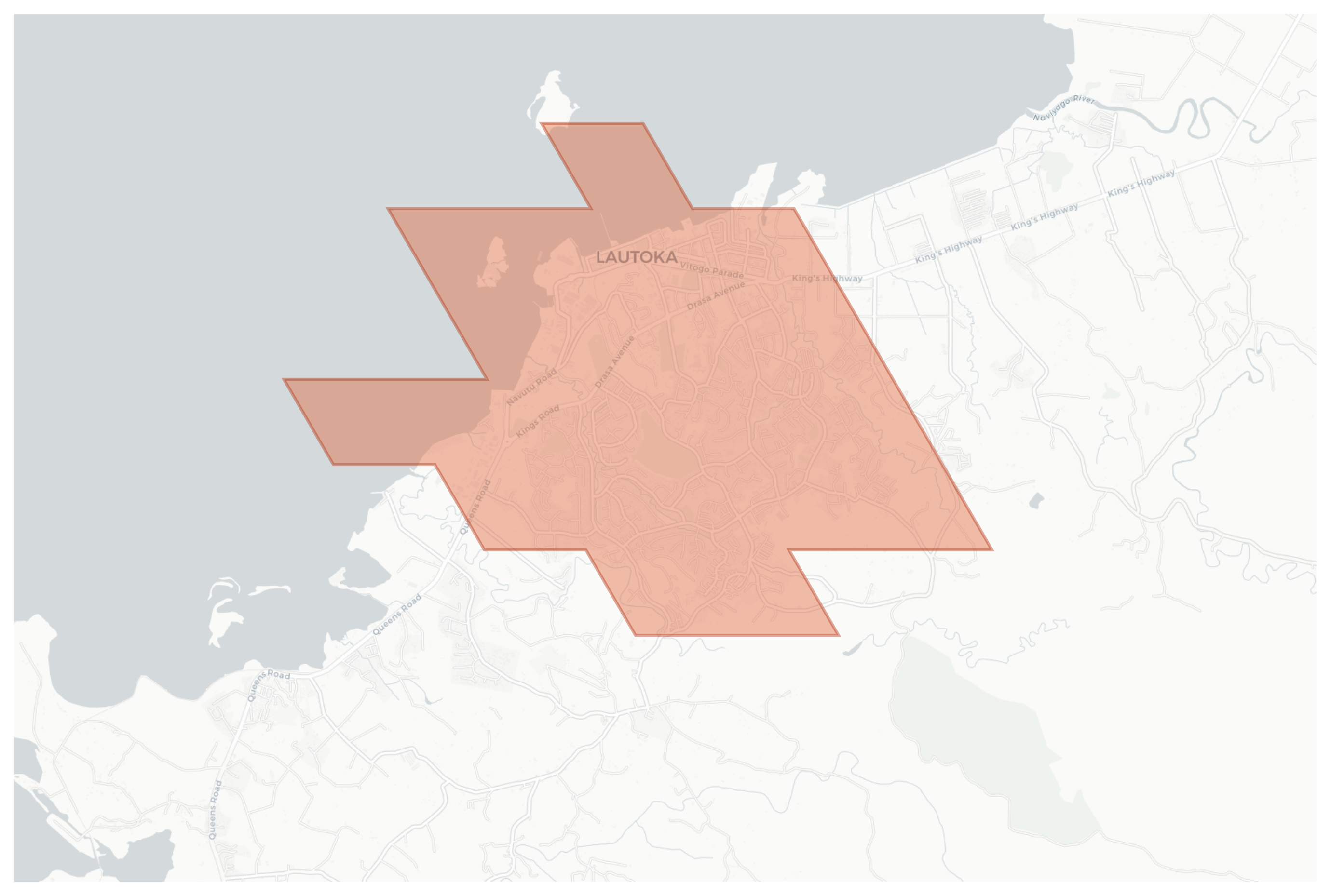 Lautoka geographic map