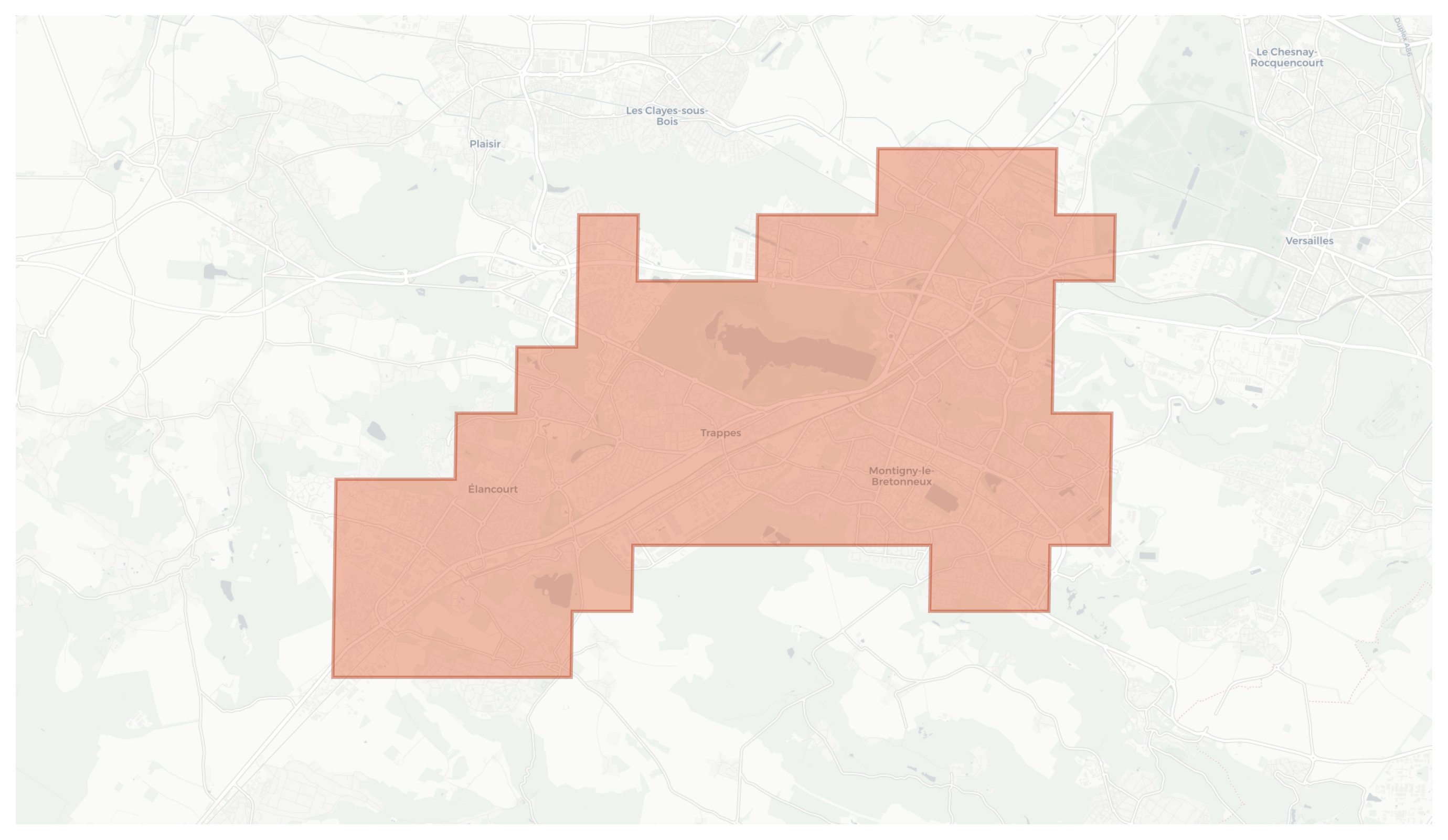 Maurepas geographic map