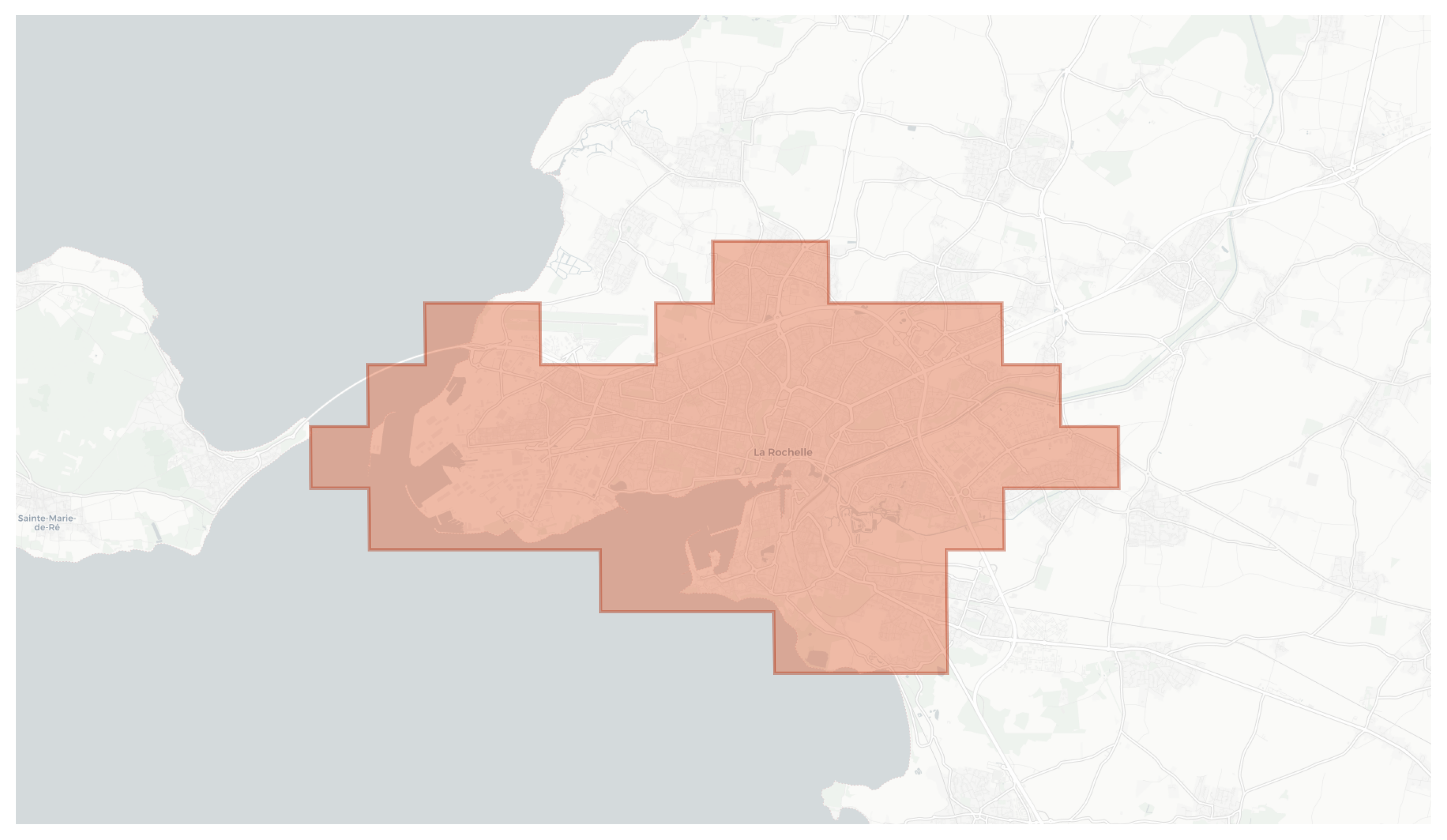 La Rochelle geographic map