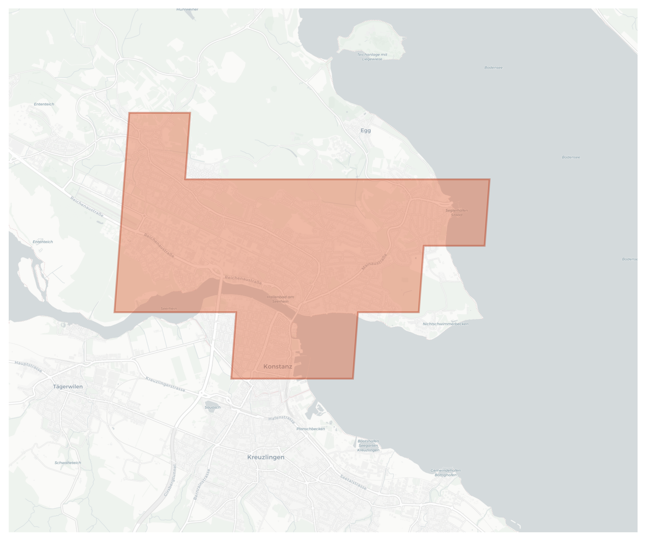 Constance geographic map
