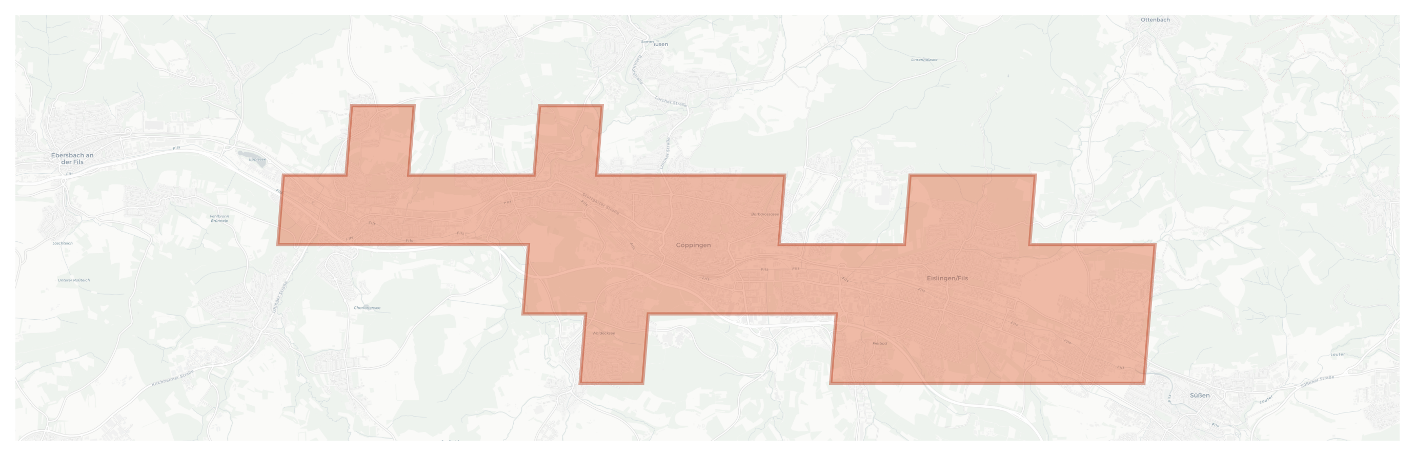 Göppingen geographic map