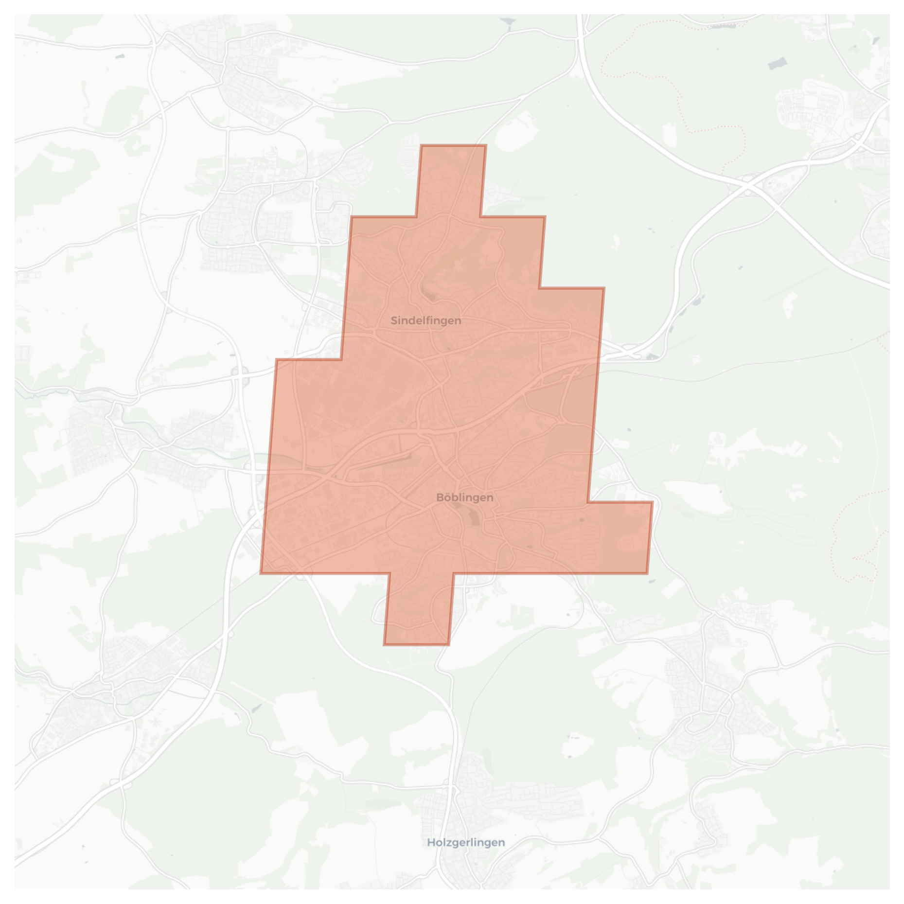 Sindelfingen geographic map