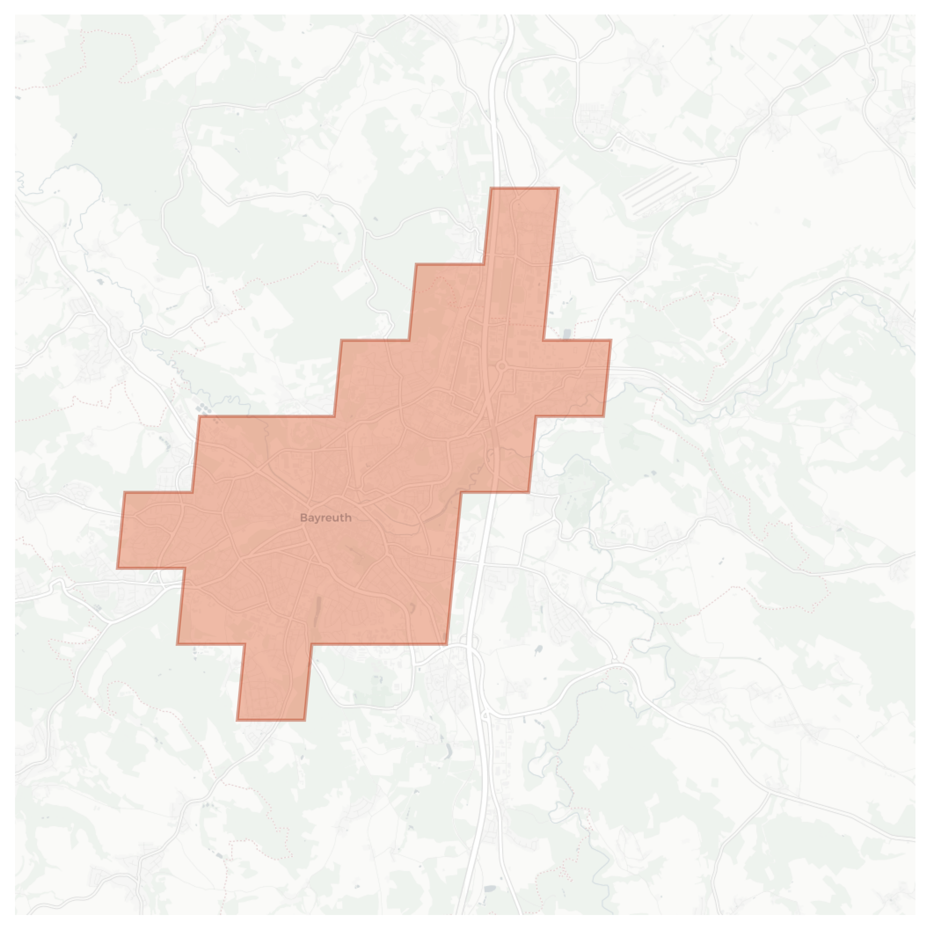Bayreuth geographic map