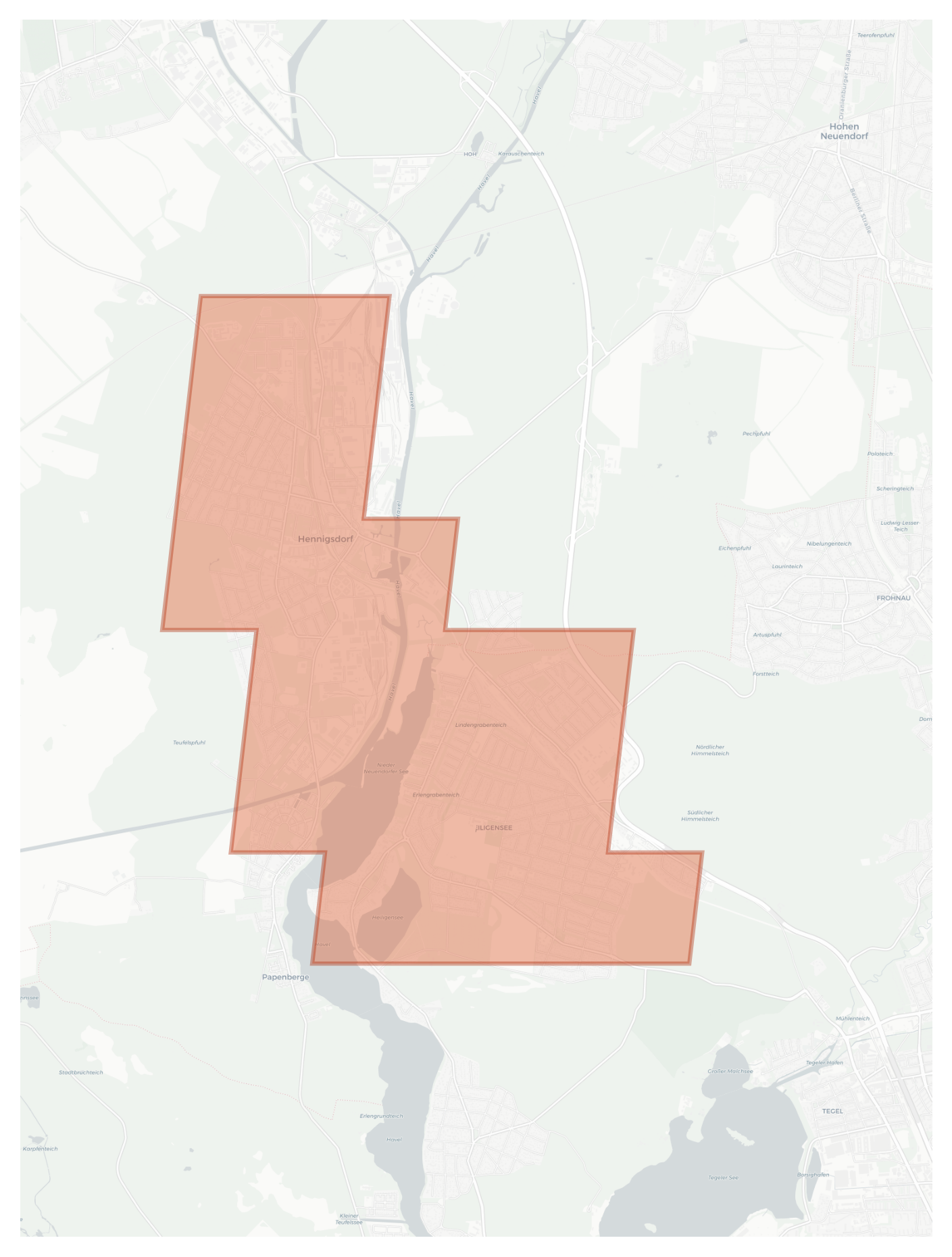 Hennigsdorf geographic map