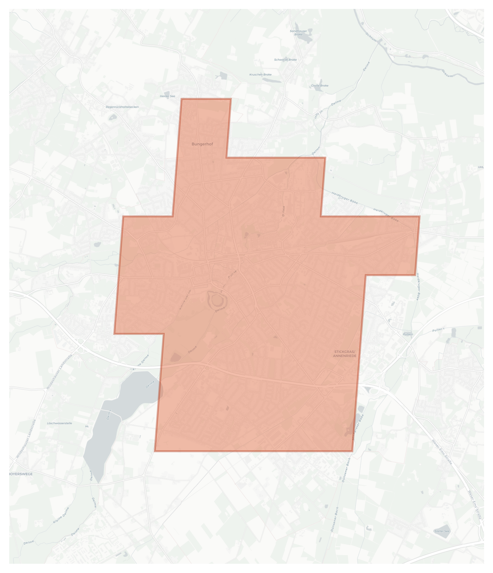 Delmenhorst geographic map