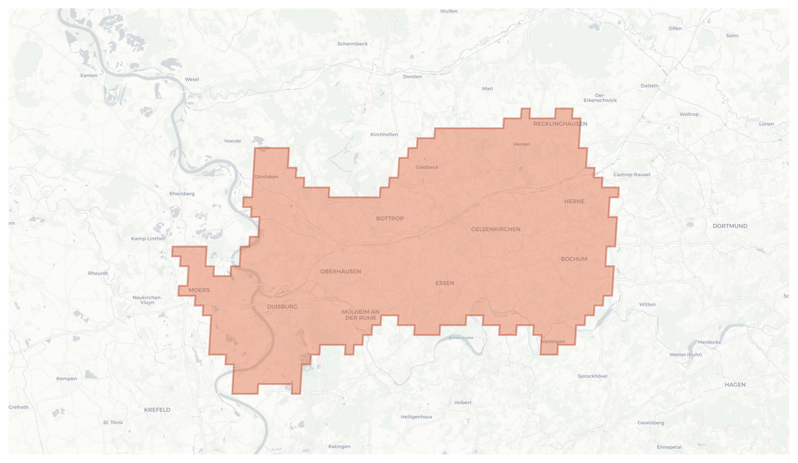 Essen geographic map