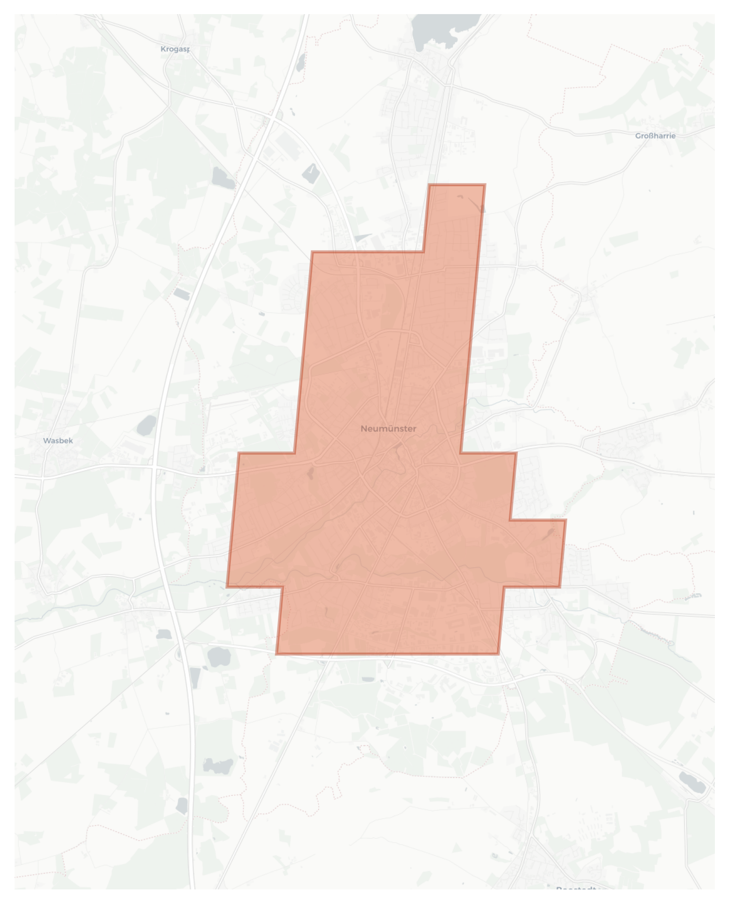 Neumünster geographic map