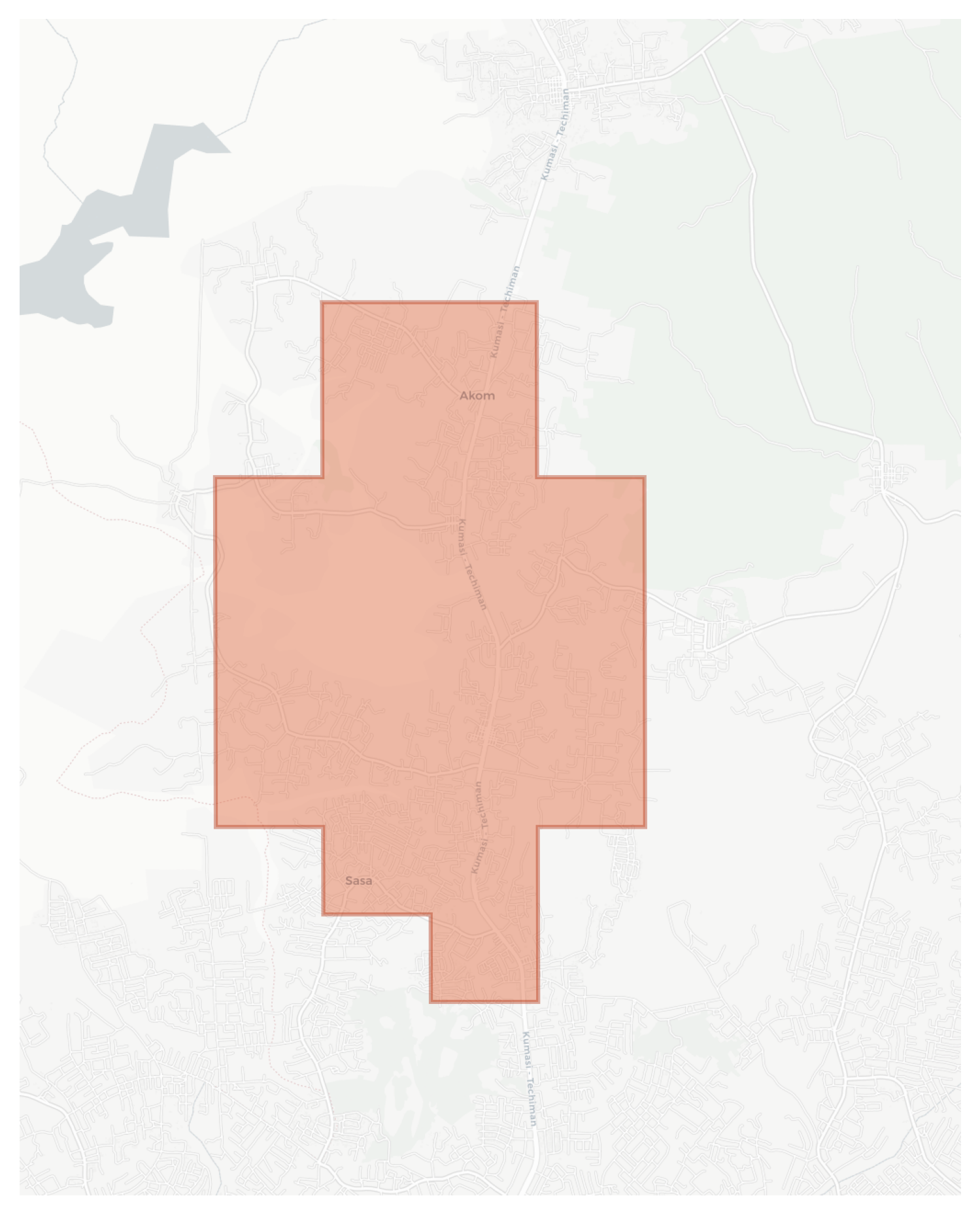 Patase geographic map