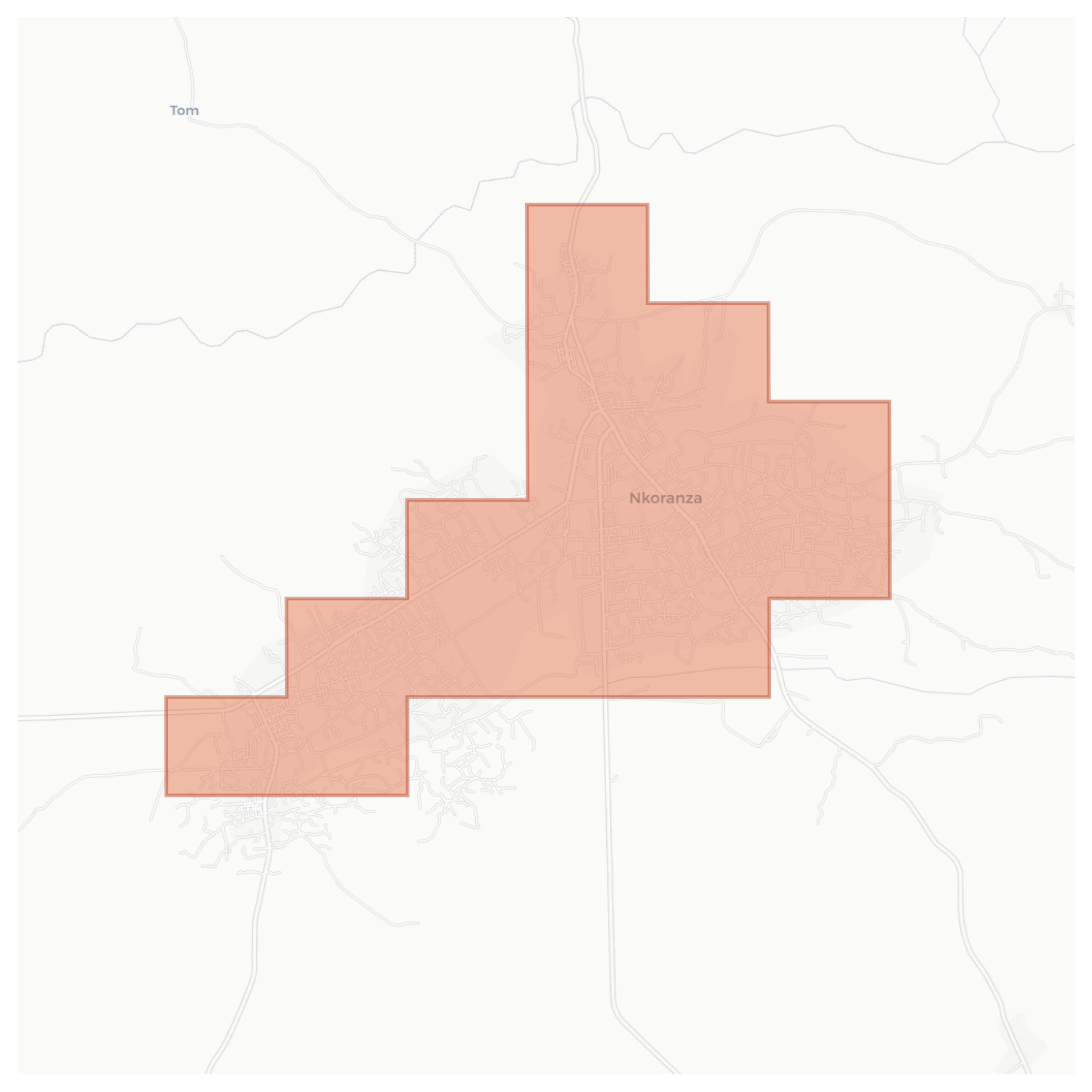 Nkoranza geographic map
