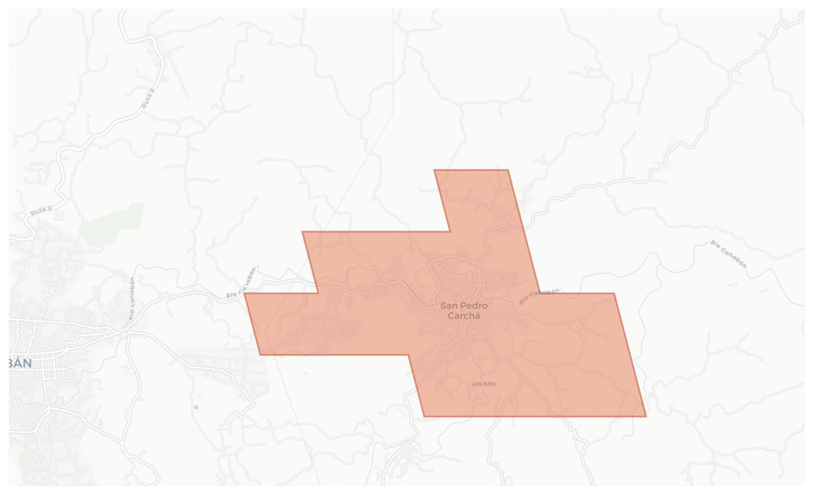 San Pedro Carchá geographic map