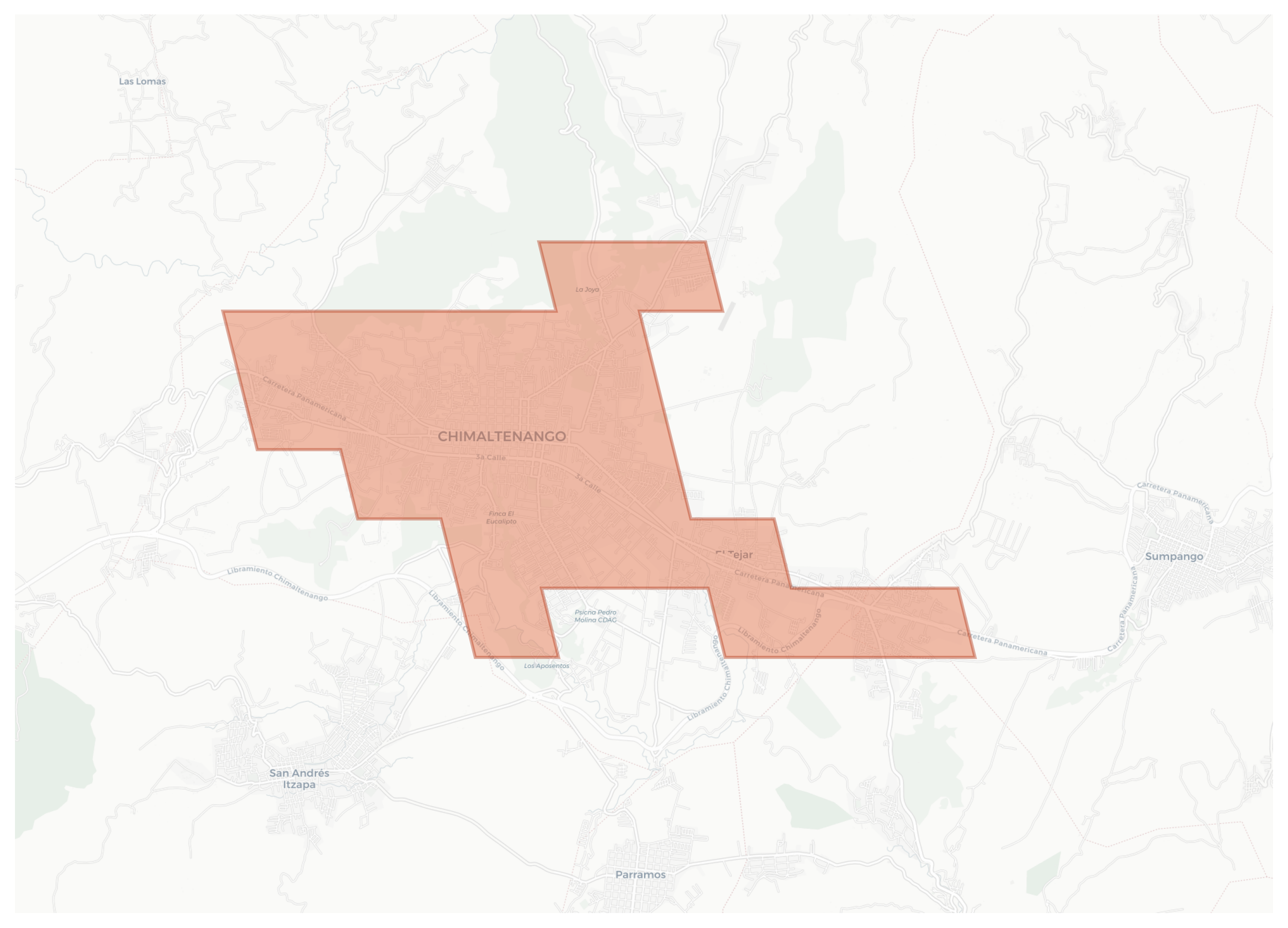 Chimaltenango geographic map