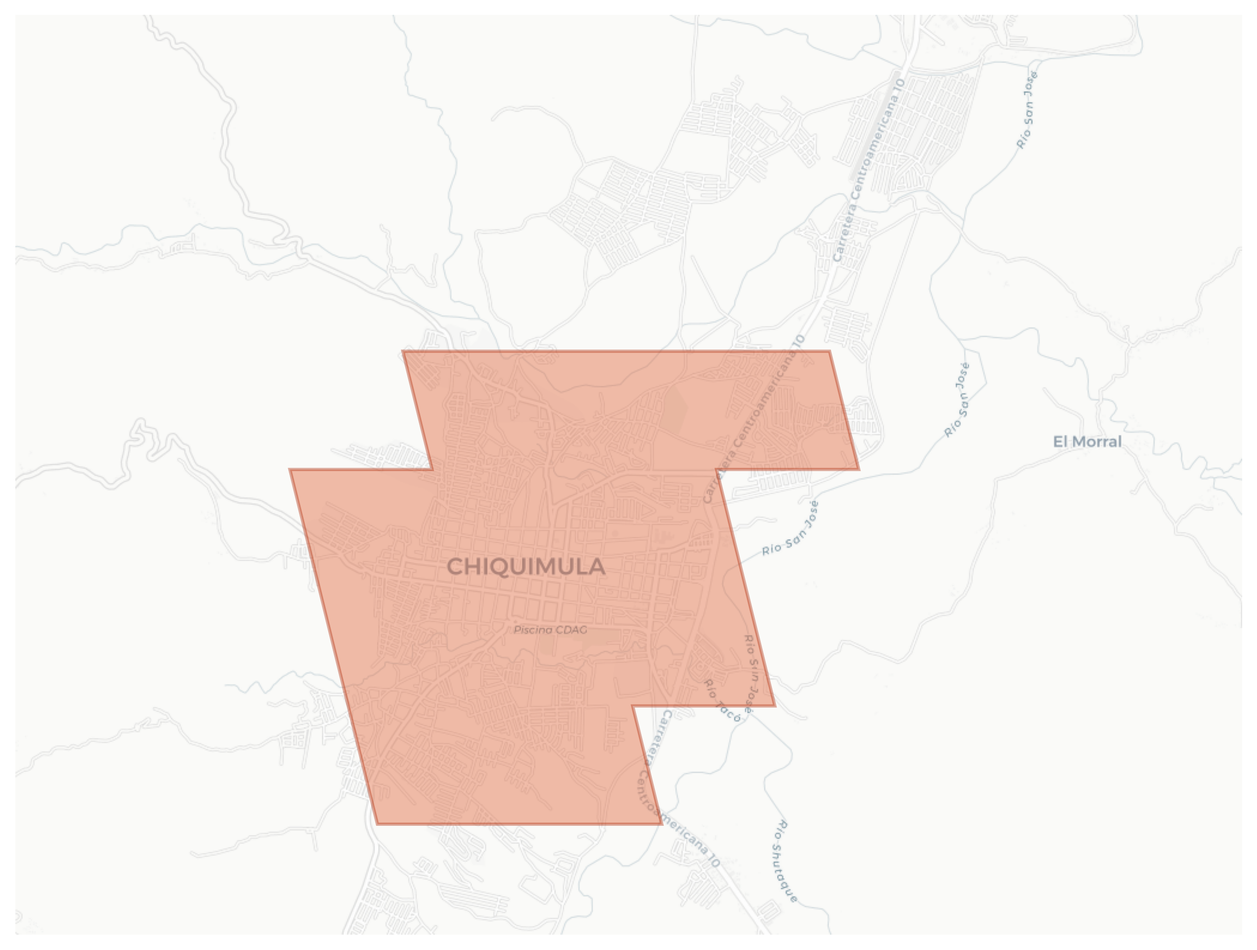 Chiquimula geographic map