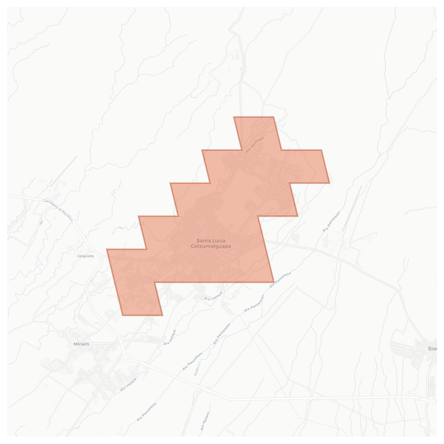 Santa Lucía Cotzumalguapa geographic map