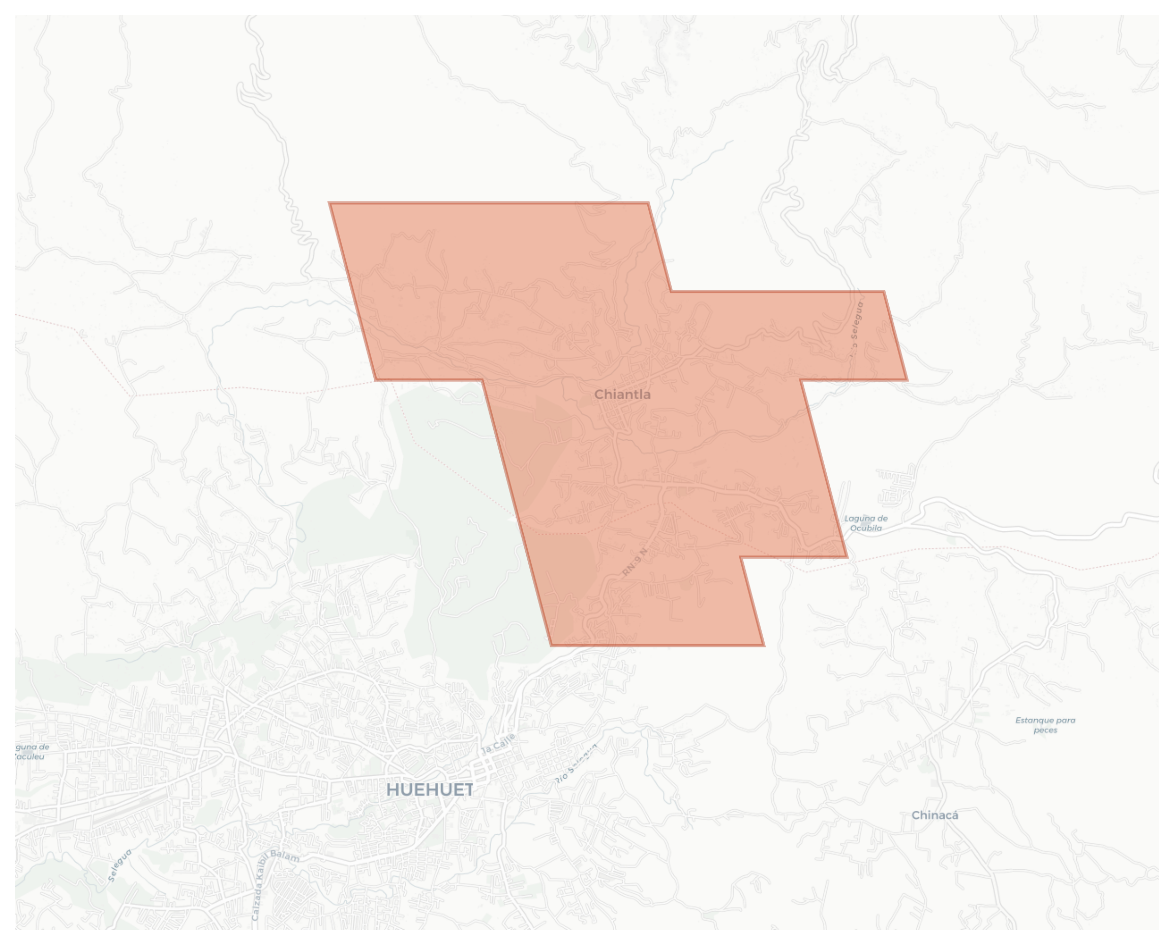 Chiantla geographic map