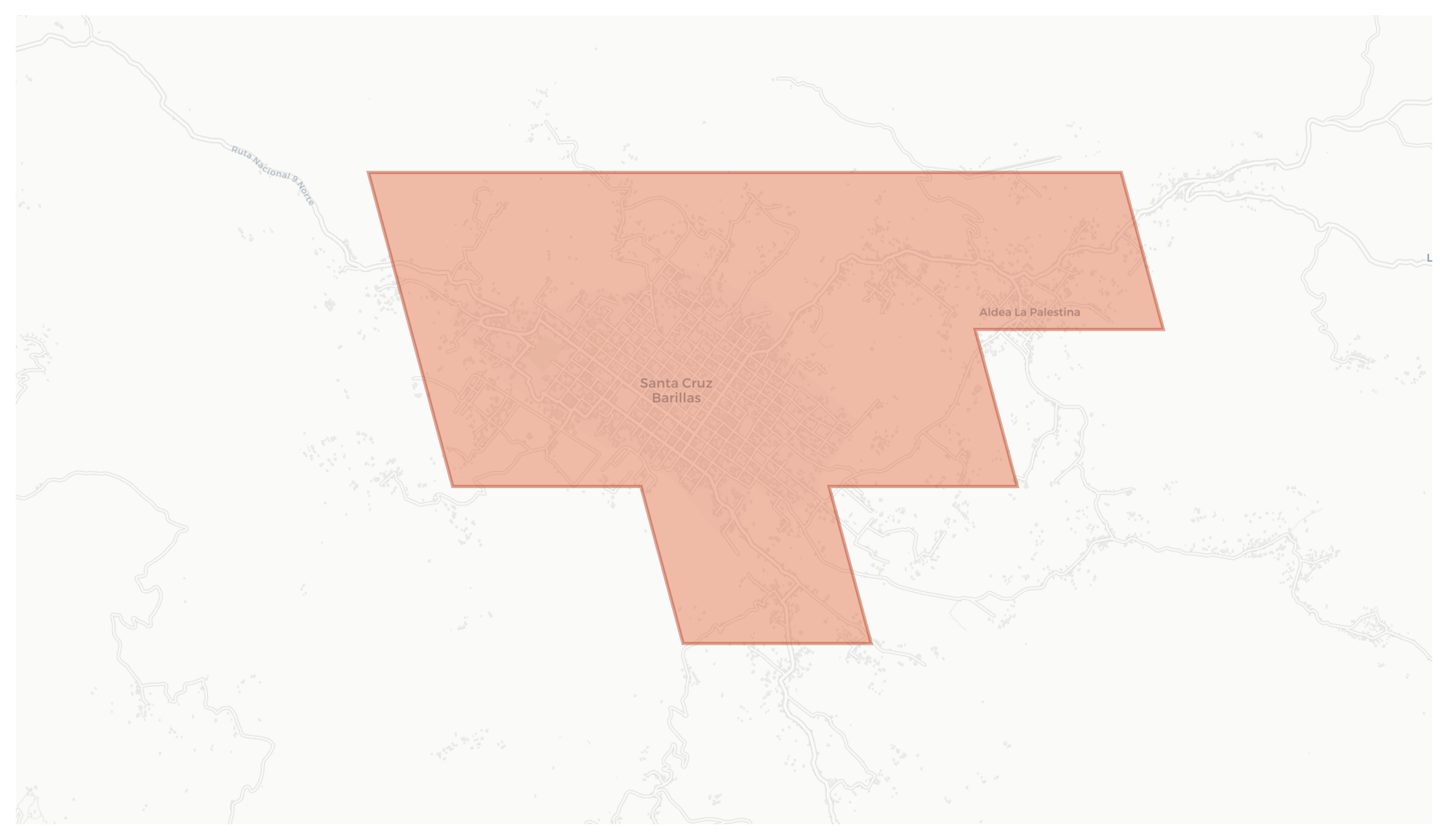 Santa Cruz Barillas geographic map